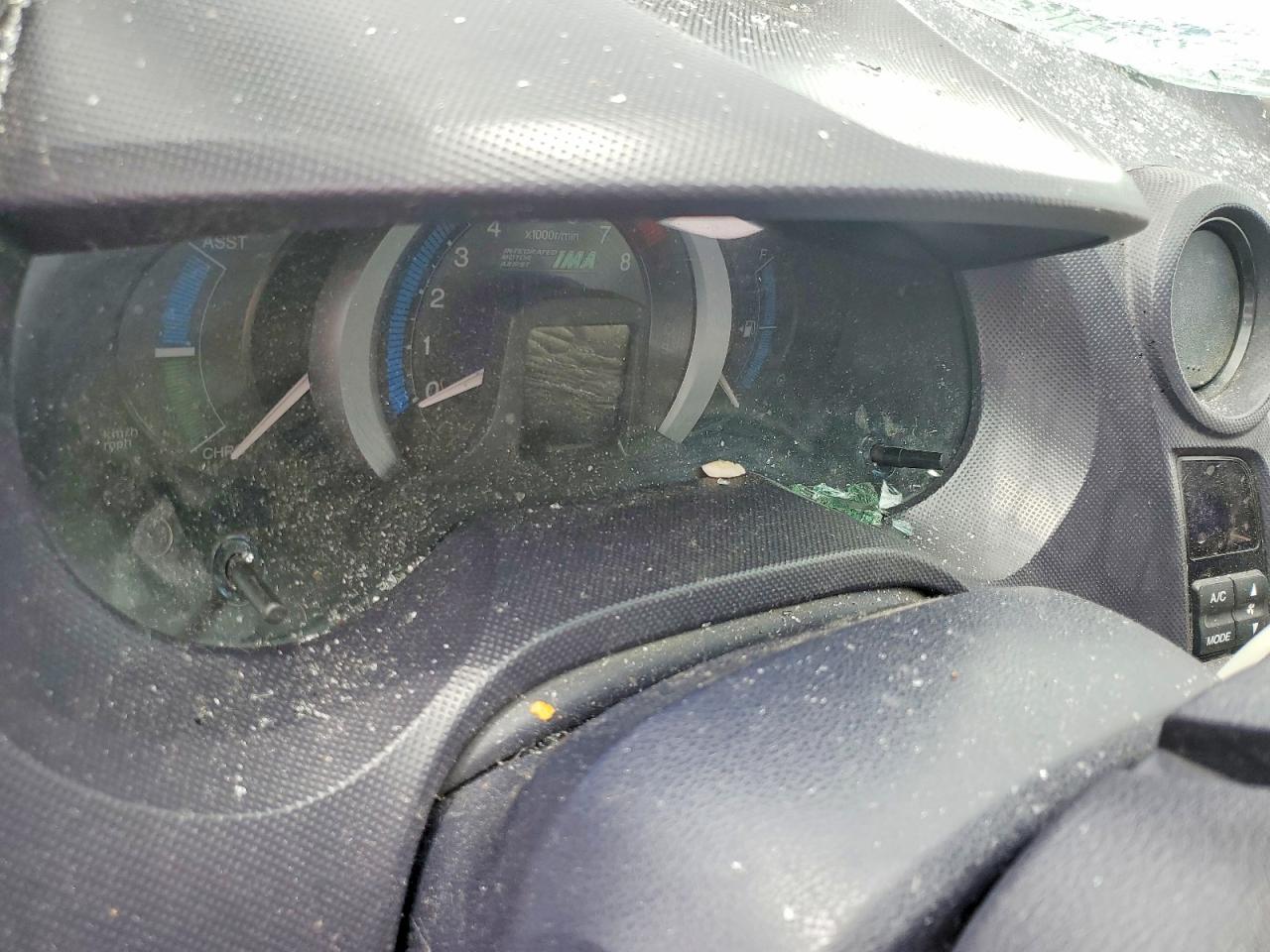 2010 Honda Insight Lx Gray vin: JHMZE2H52AS042131