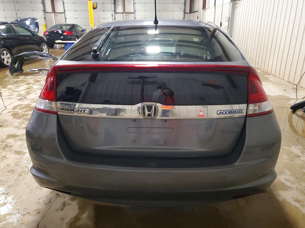 2013 Honda Insight Lx Gray vin: JHMZE2H52DS002958
