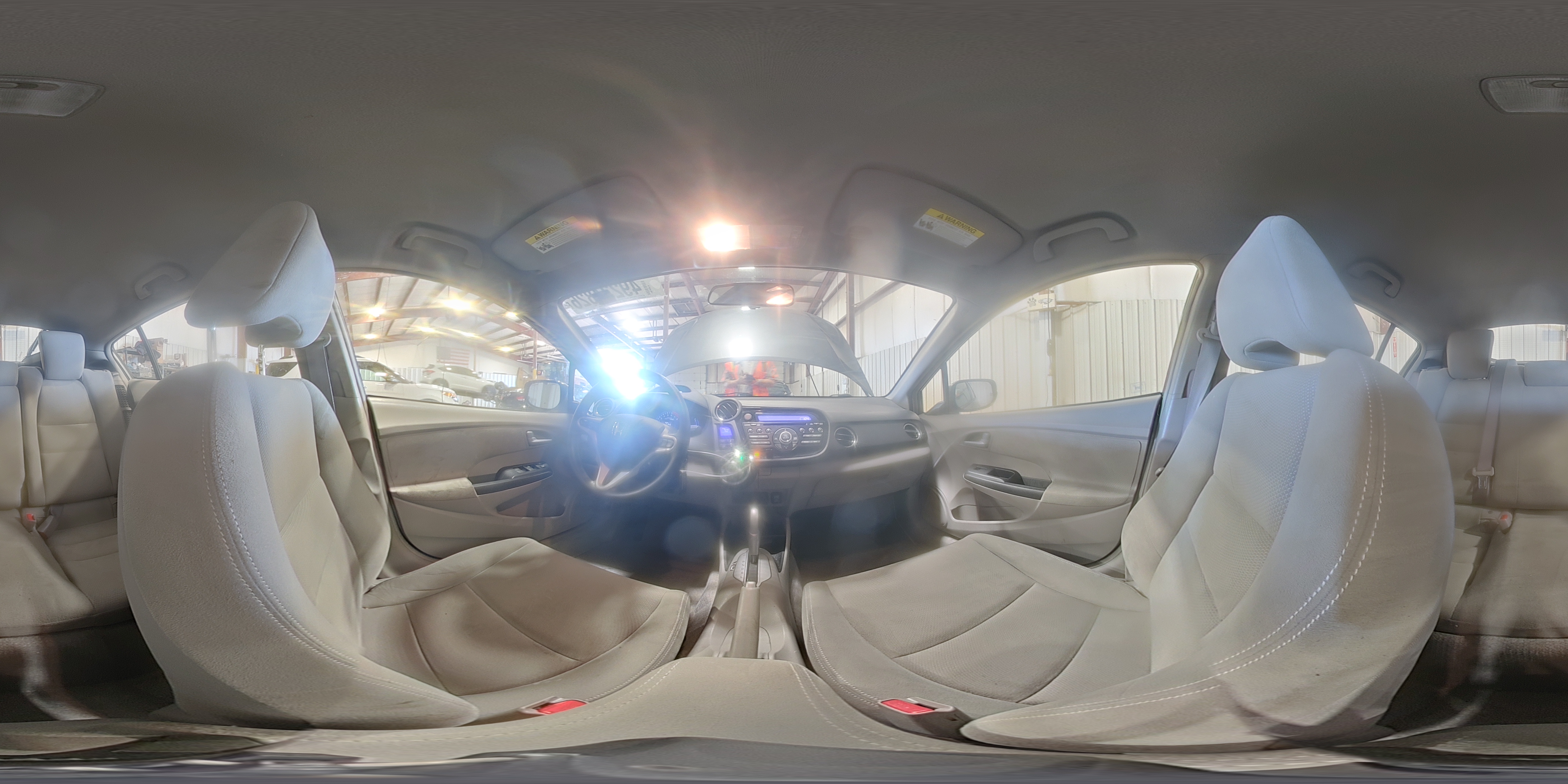 2013 Honda Insight Lx Gray vin: JHMZE2H52DS002958