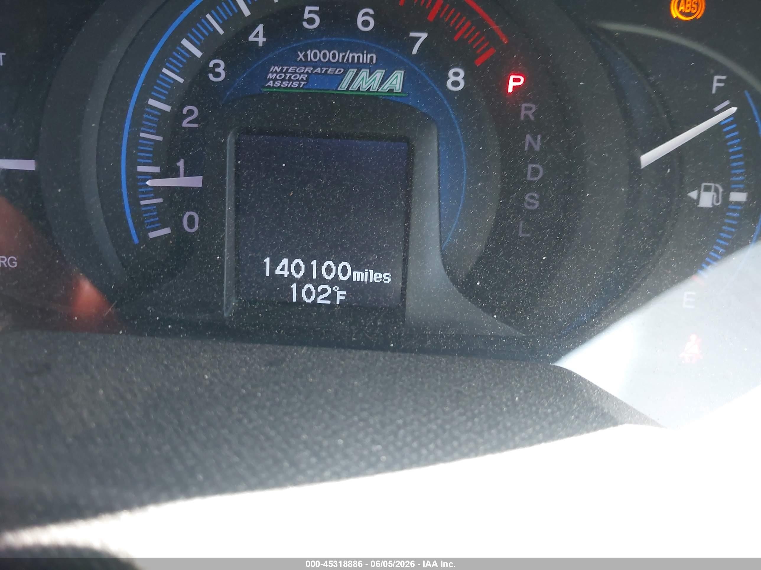2014 Honda Insight Lx Gray vin: JHMZE2H52ES000418