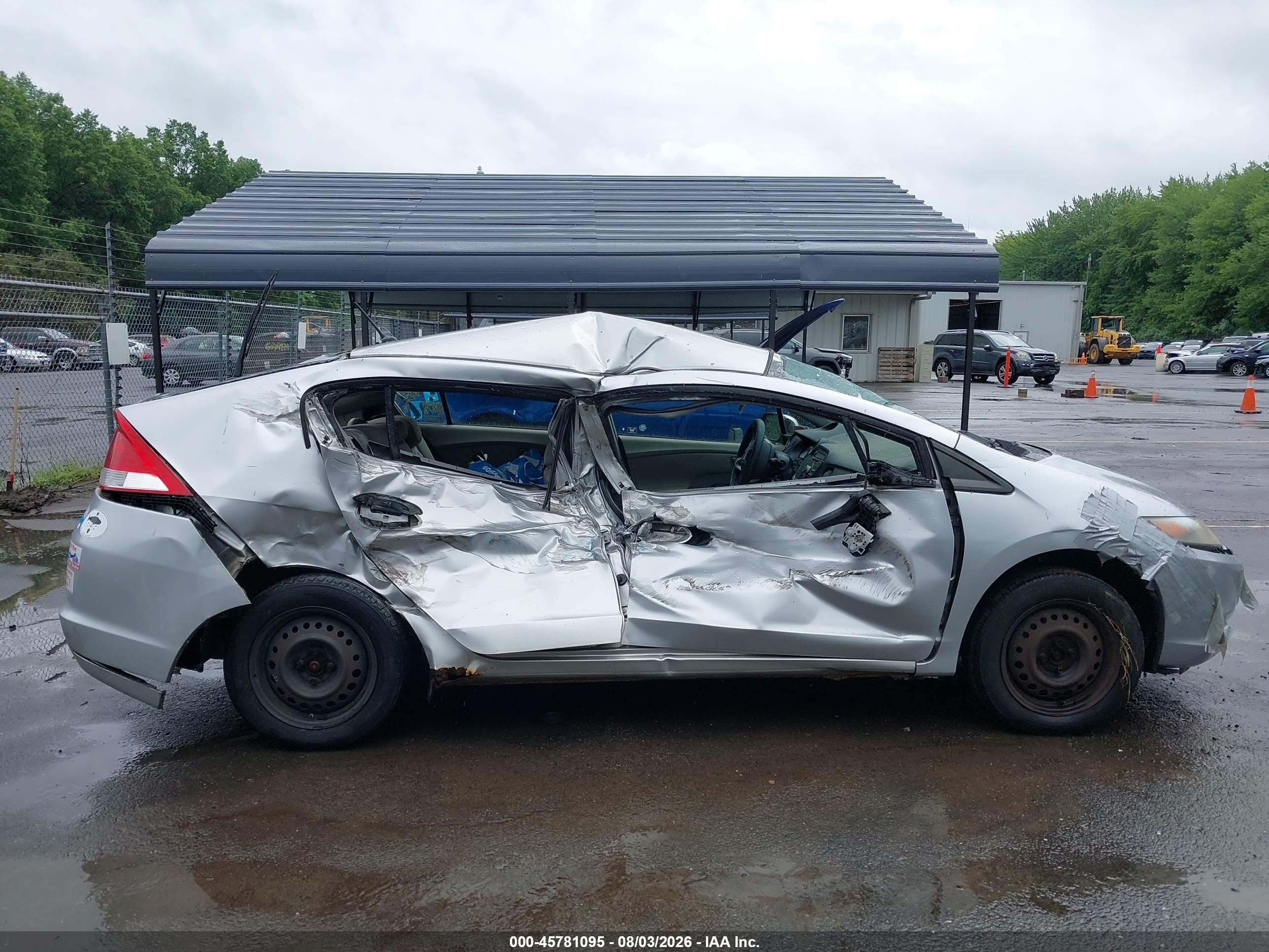 2010 Honda Insight Lx Silver vin: JHMZE2H53AS005833