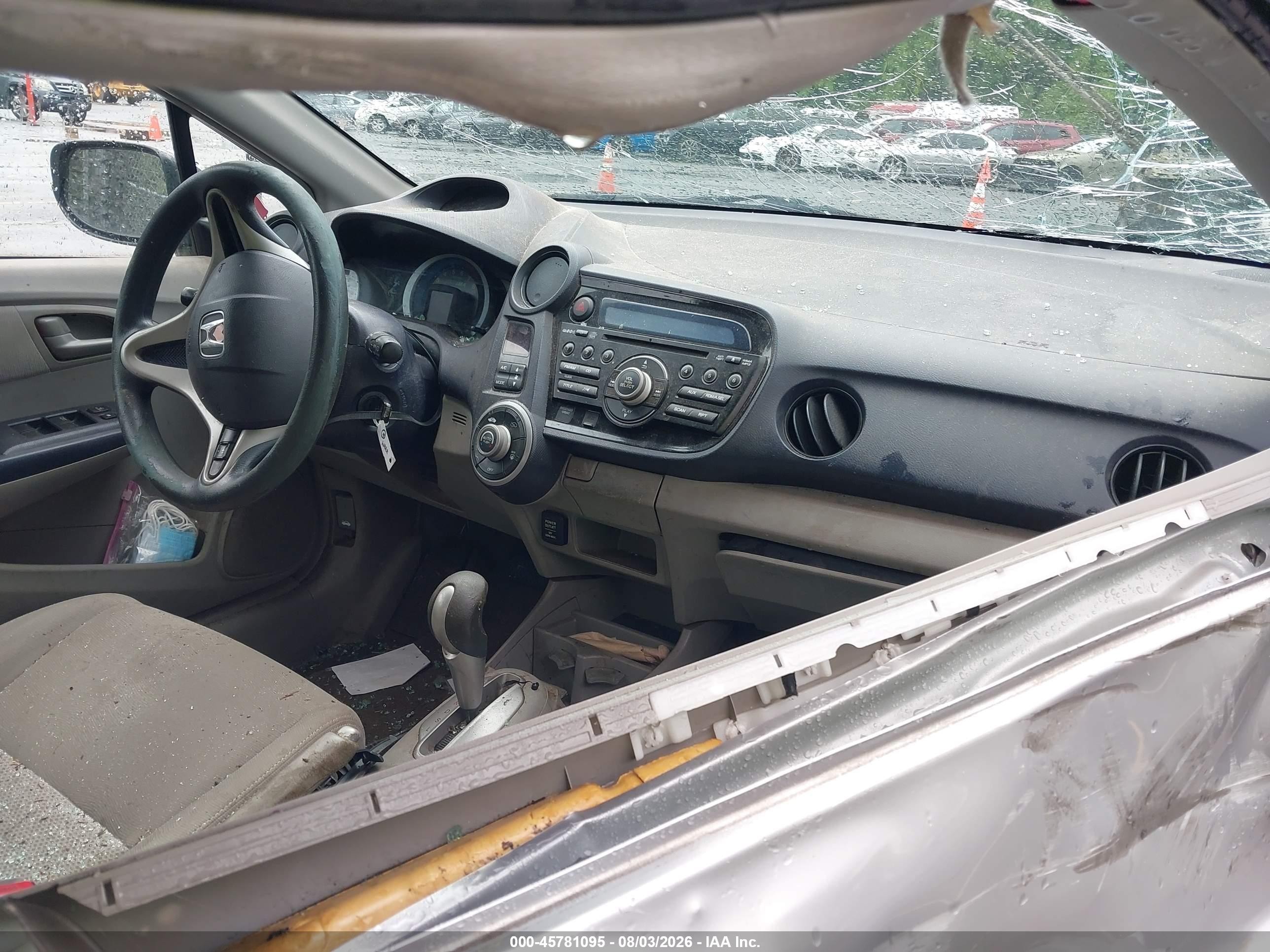 2010 Honda Insight Lx Silver vin: JHMZE2H53AS005833