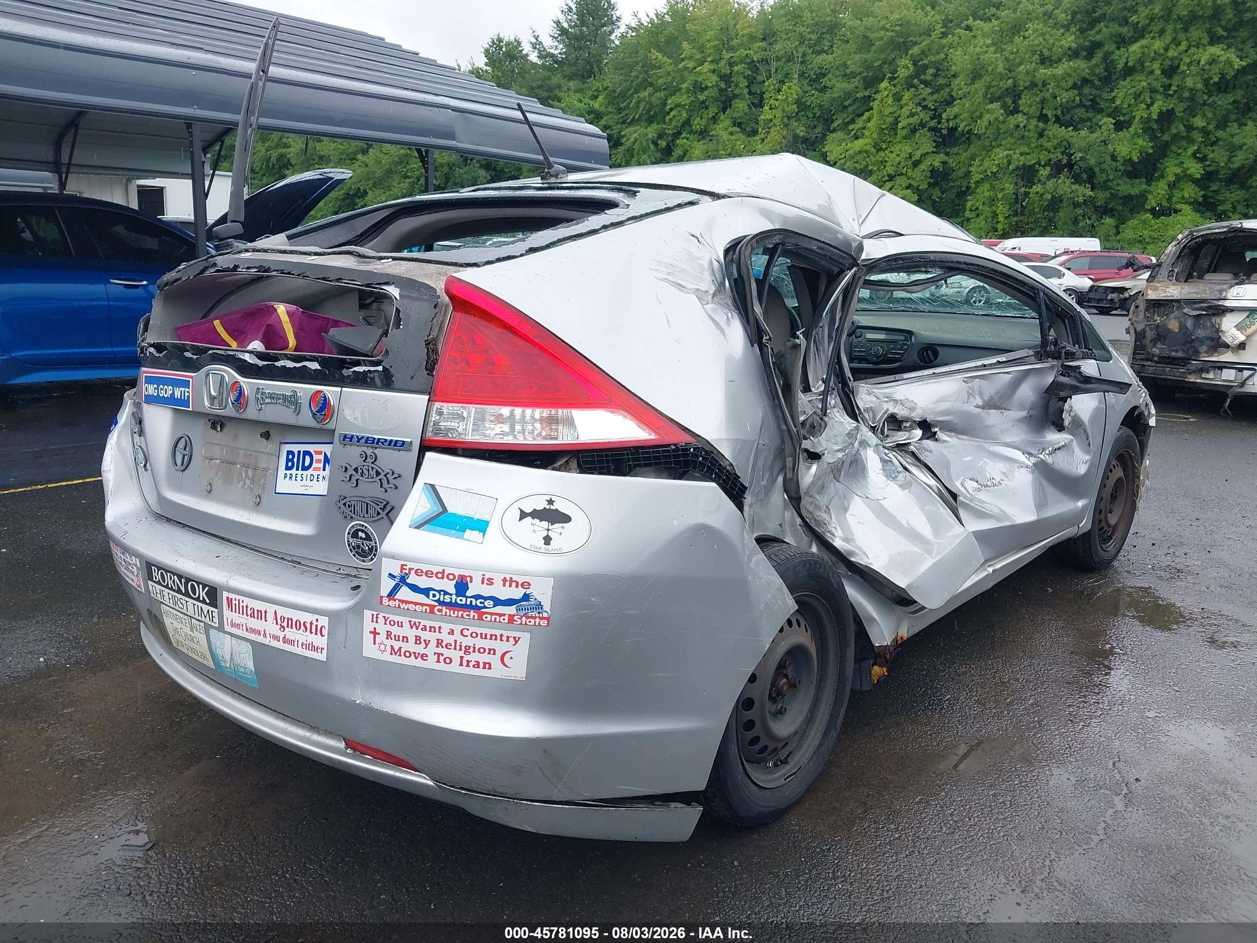 2010 Honda Insight Lx Silver vin: JHMZE2H53AS005833
