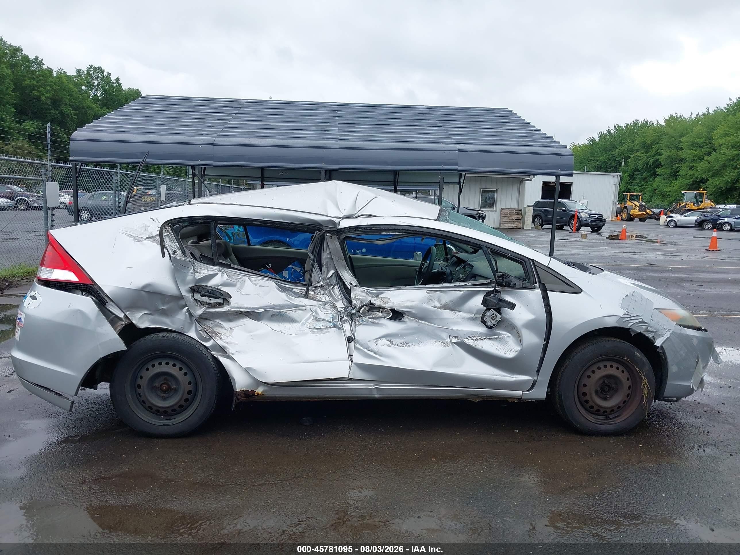2010 Honda Insight Lx Silver vin: JHMZE2H53AS005833