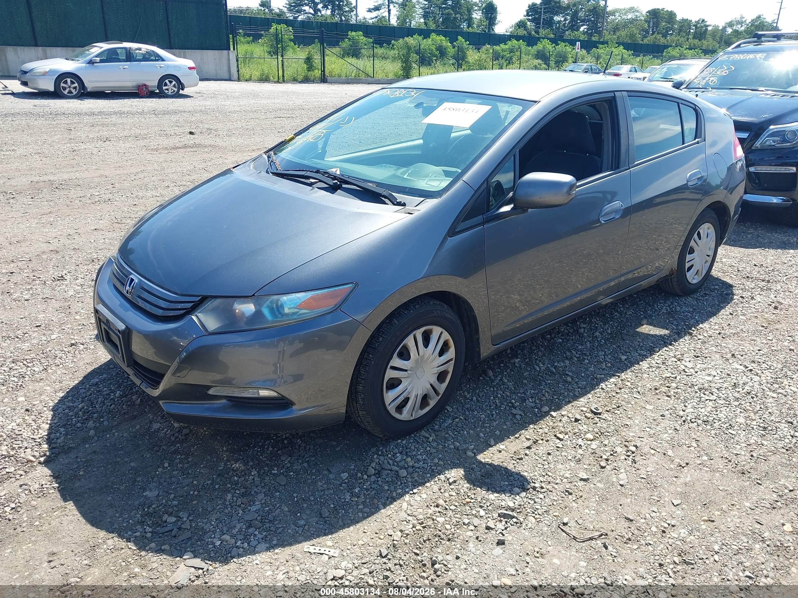 2011 Honda Insight Lx Gray vin: JHMZE2H53BS009267