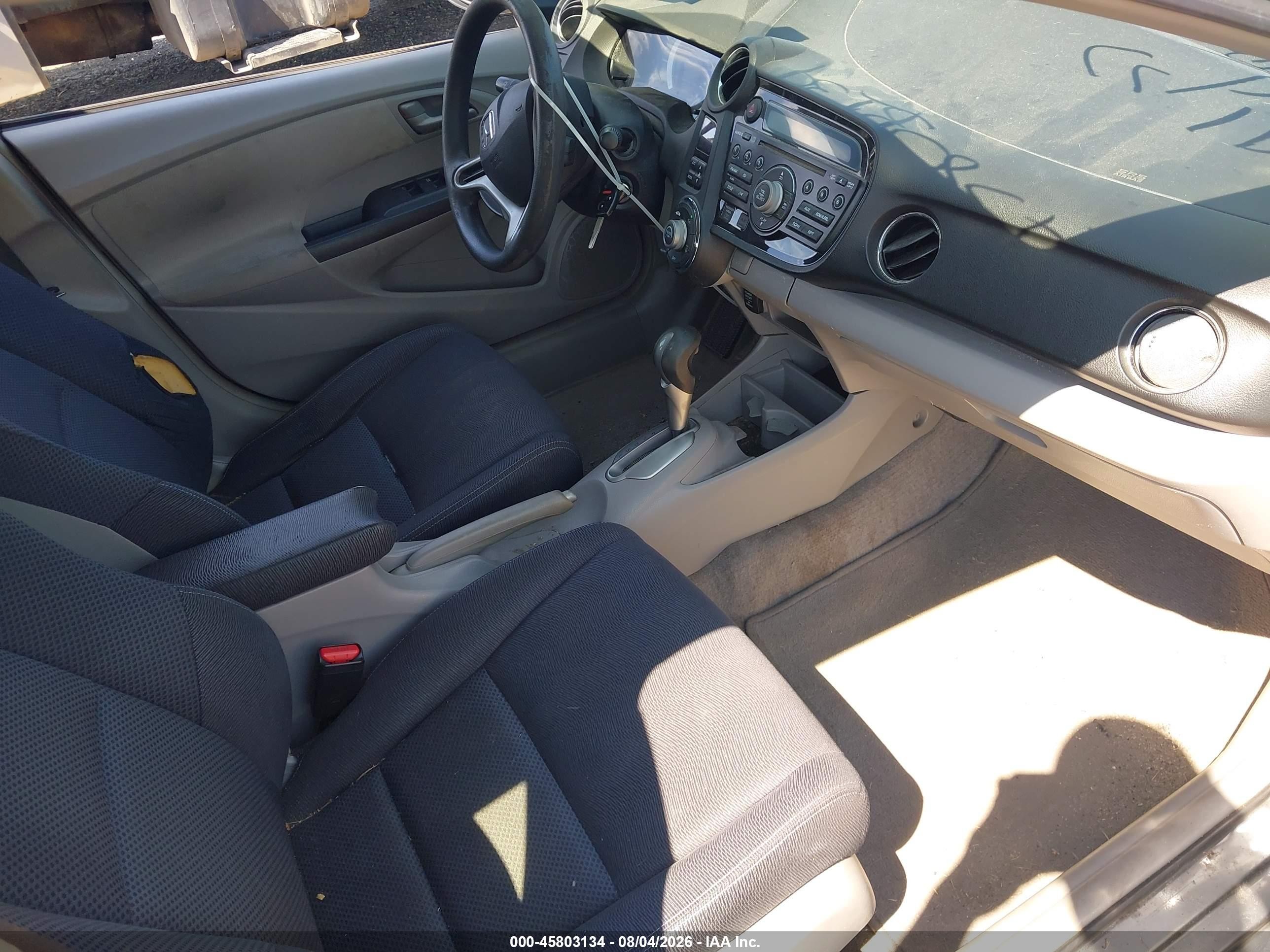 2011 Honda Insight Lx Gray vin: JHMZE2H53BS009267