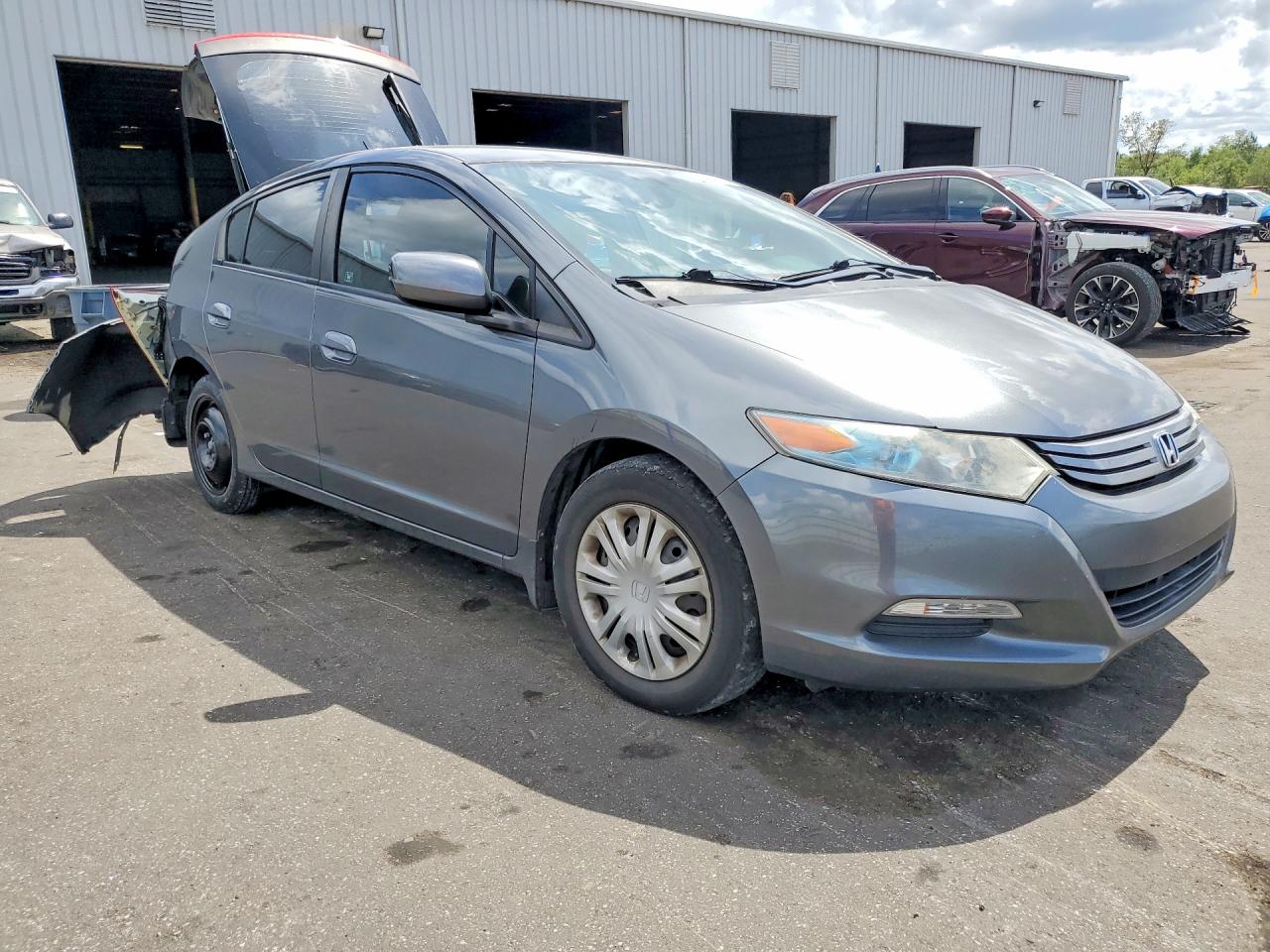 2011 Honda Insight Lx Gray vin: JHMZE2H53BS009656