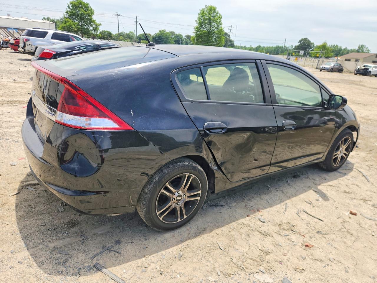 2013 Honda Insight Lx Black vin: JHMZE2H53DS000510