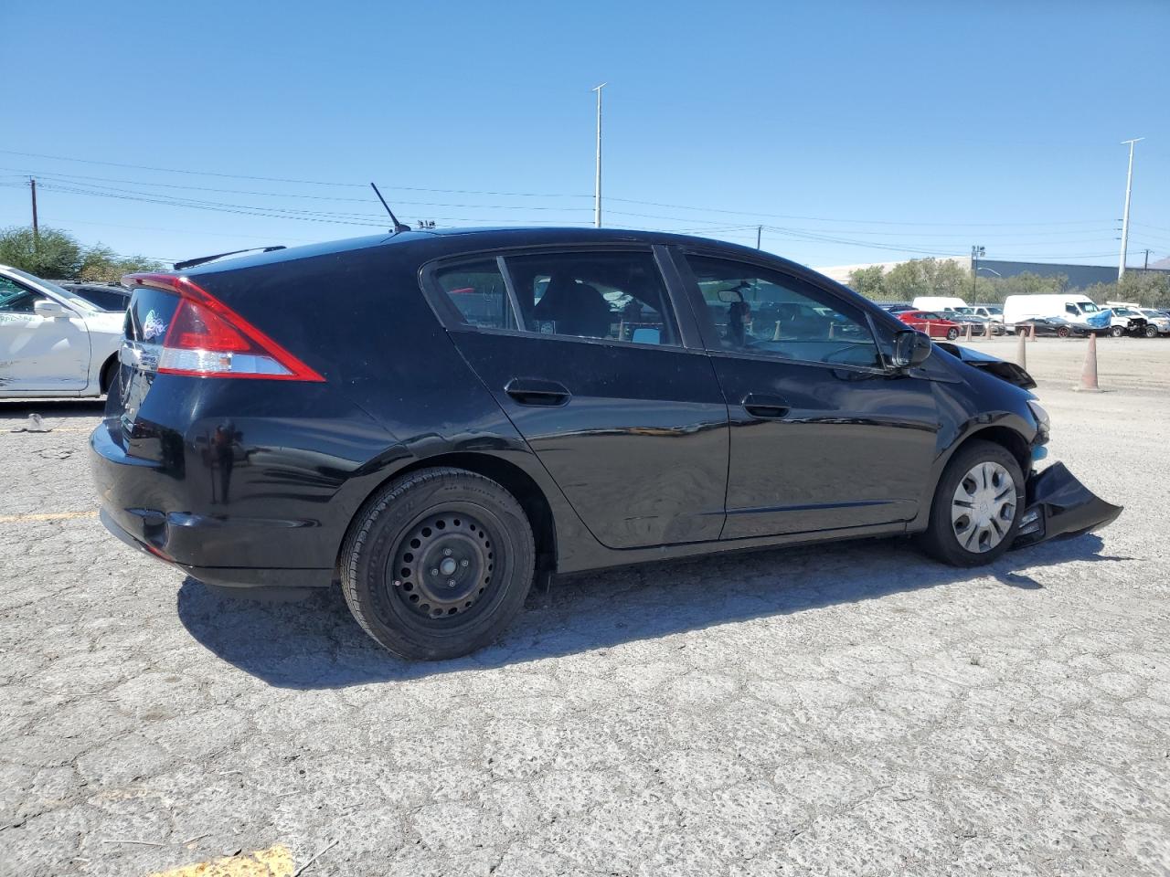 2012 Honda Insight Lx Black vin: JHMZE2H54CS001308