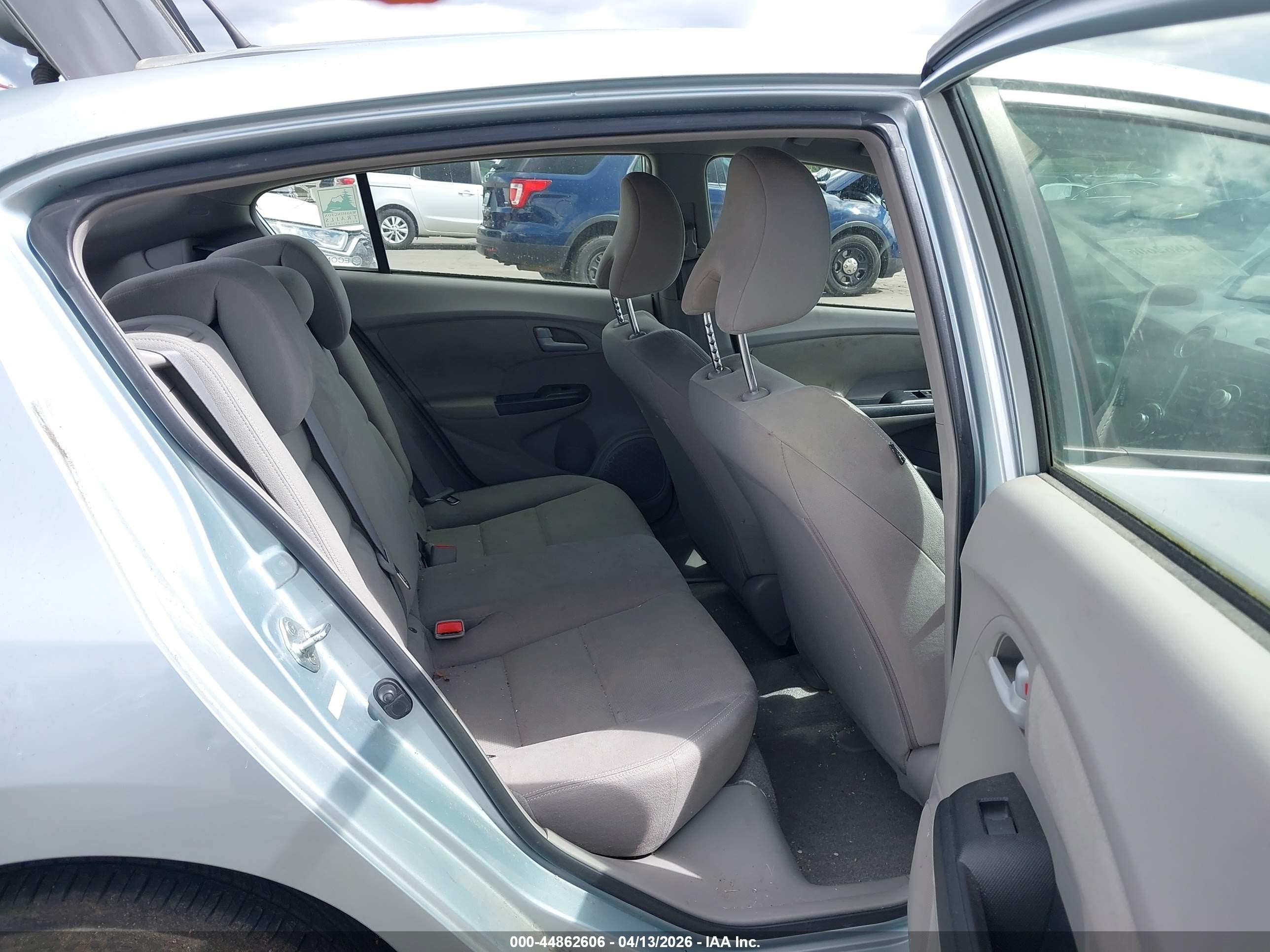 2013 Honda Insight Lx Light Blue vin: JHMZE2H54DS003173