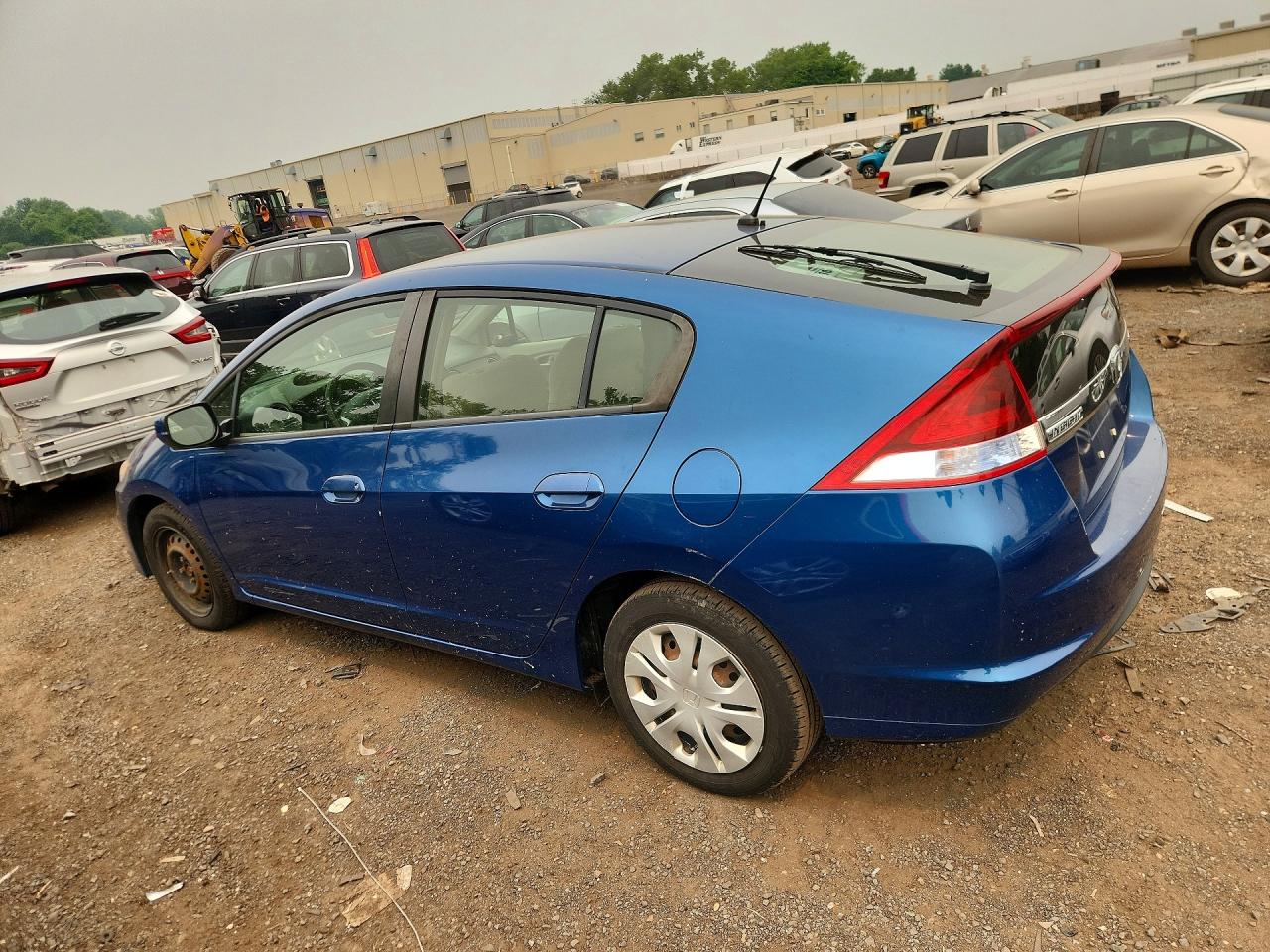 2014 Honda Insight Lx Blue vin: JHMZE2H54ES003093