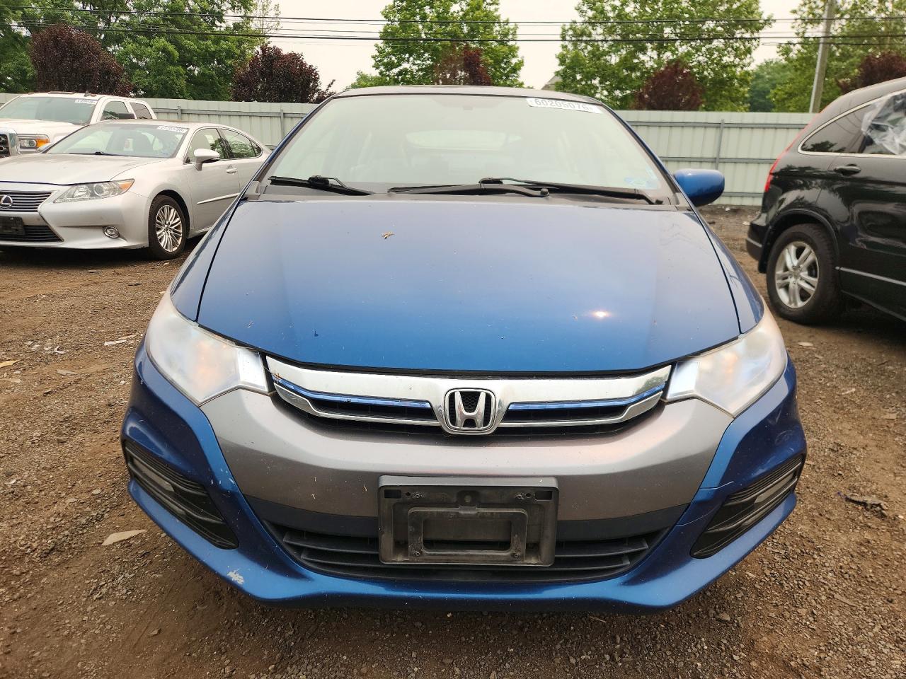 2014 Honda Insight Lx Blue vin: JHMZE2H54ES003093