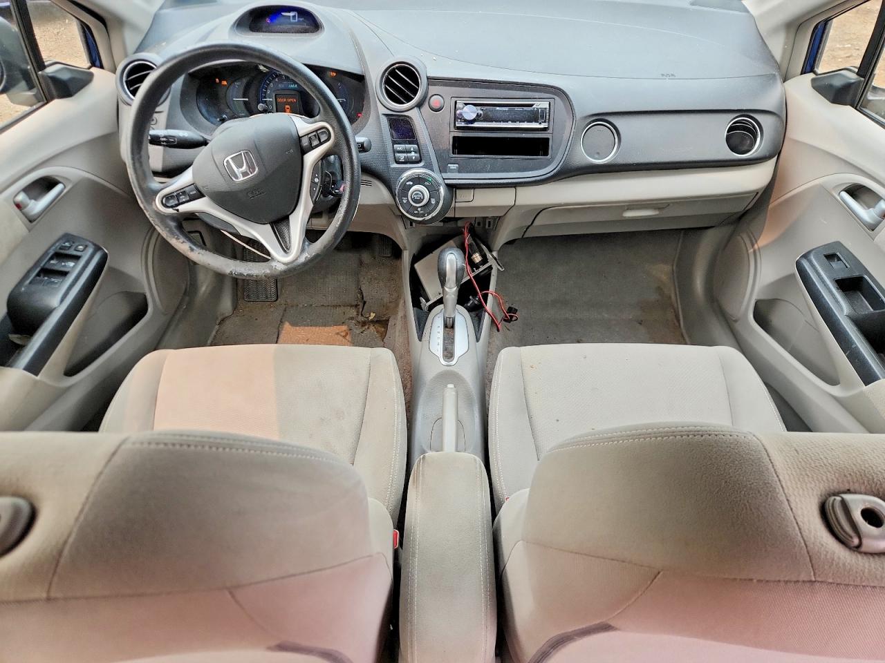 2014 Honda Insight Lx Blue vin: JHMZE2H54ES003093