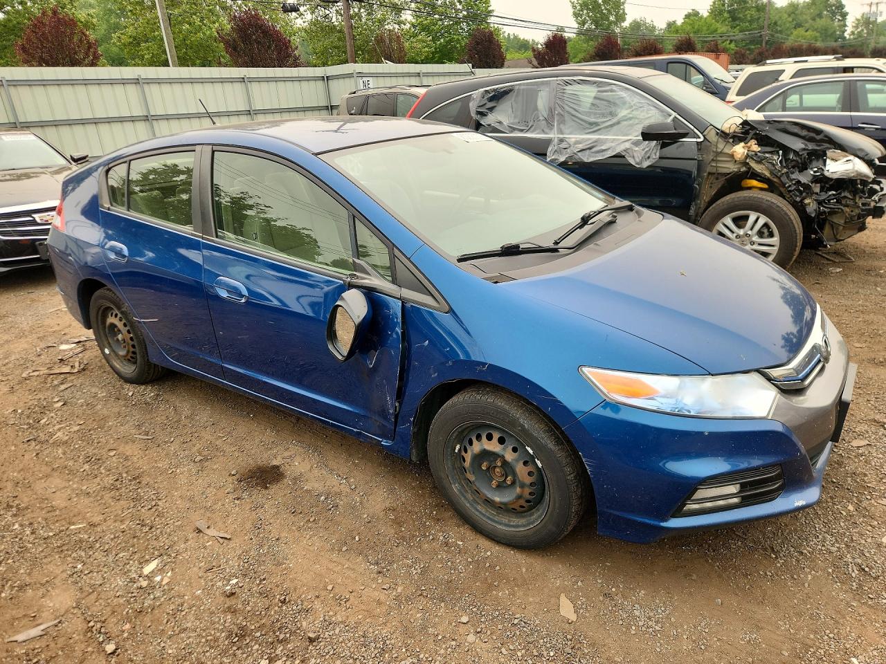 2014 Honda Insight Lx Blue vin: JHMZE2H54ES003093