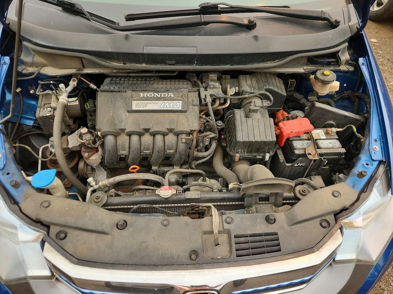 2014 Honda Insight Lx Blue vin: JHMZE2H54ES003093