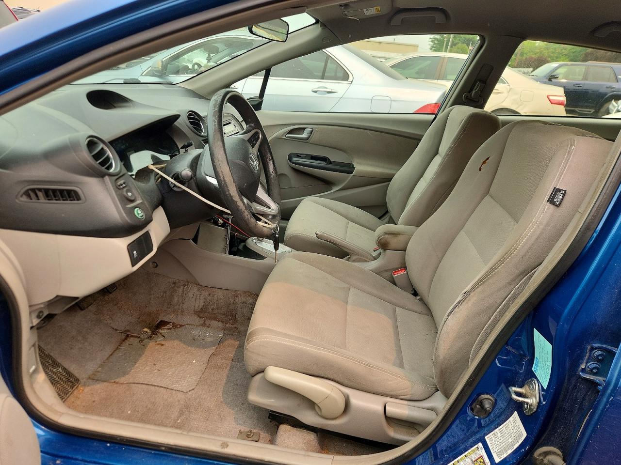 2014 Honda Insight Lx Blue vin: JHMZE2H54ES003093
