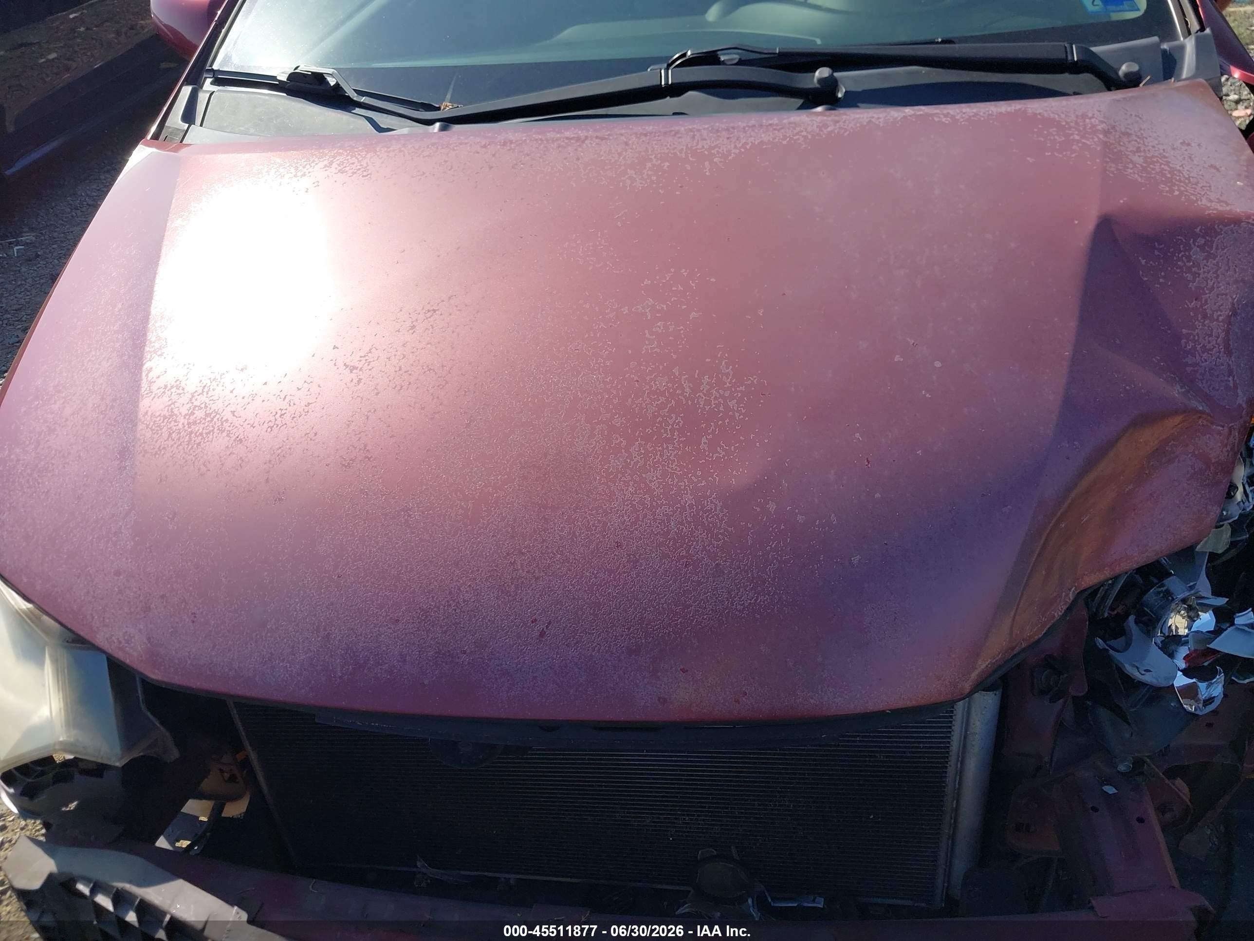 2010 Honda Insight Lx Burgundy vin: JHMZE2H55AS003064
