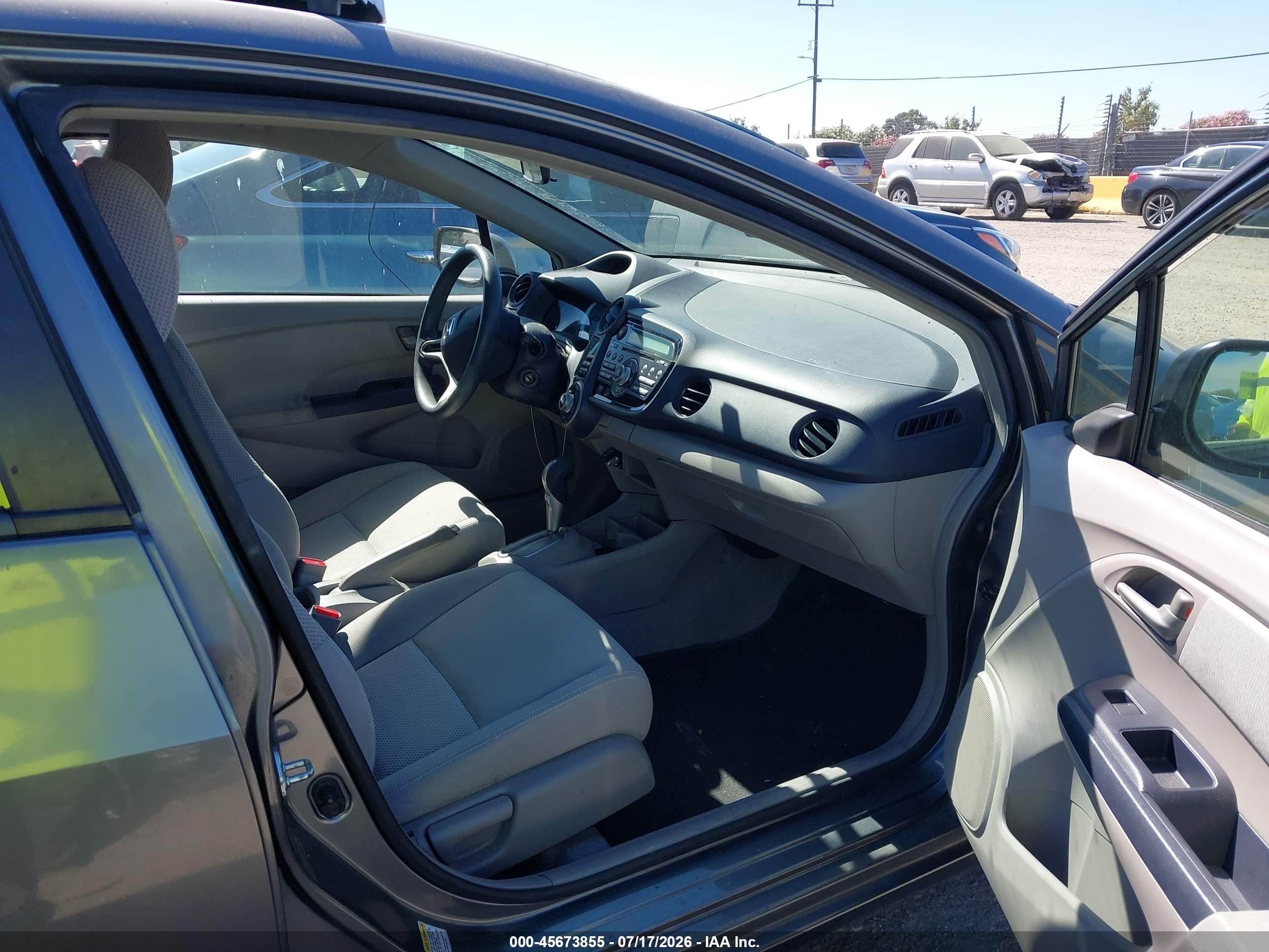 2010 Honda Insight Lx Gray vin: JHMZE2H55AS010421