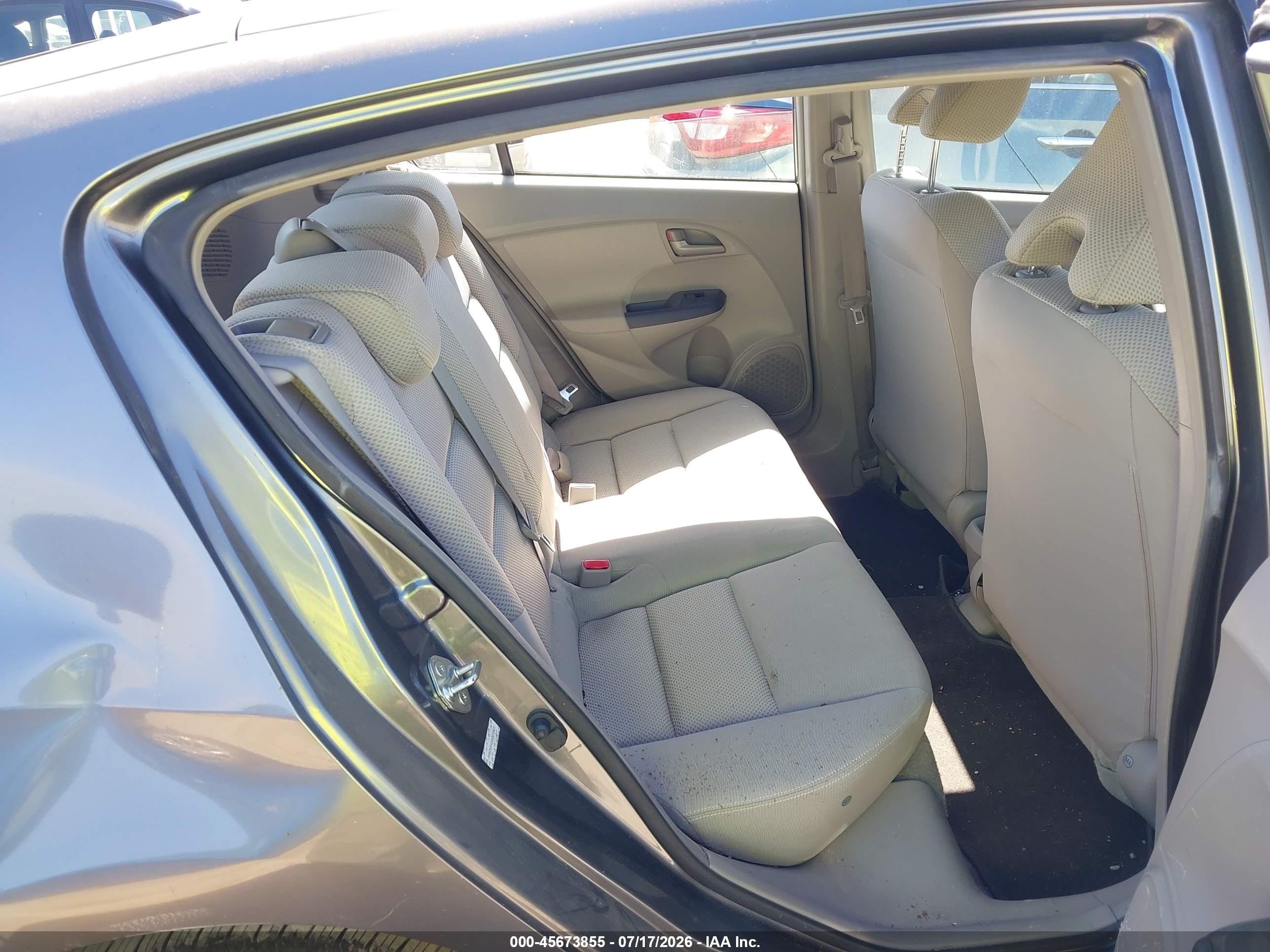 2010 Honda Insight Lx Gray vin: JHMZE2H55AS010421