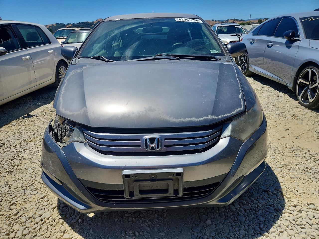2010 Honda Insight Lx Gray vin: JHMZE2H55AS011908