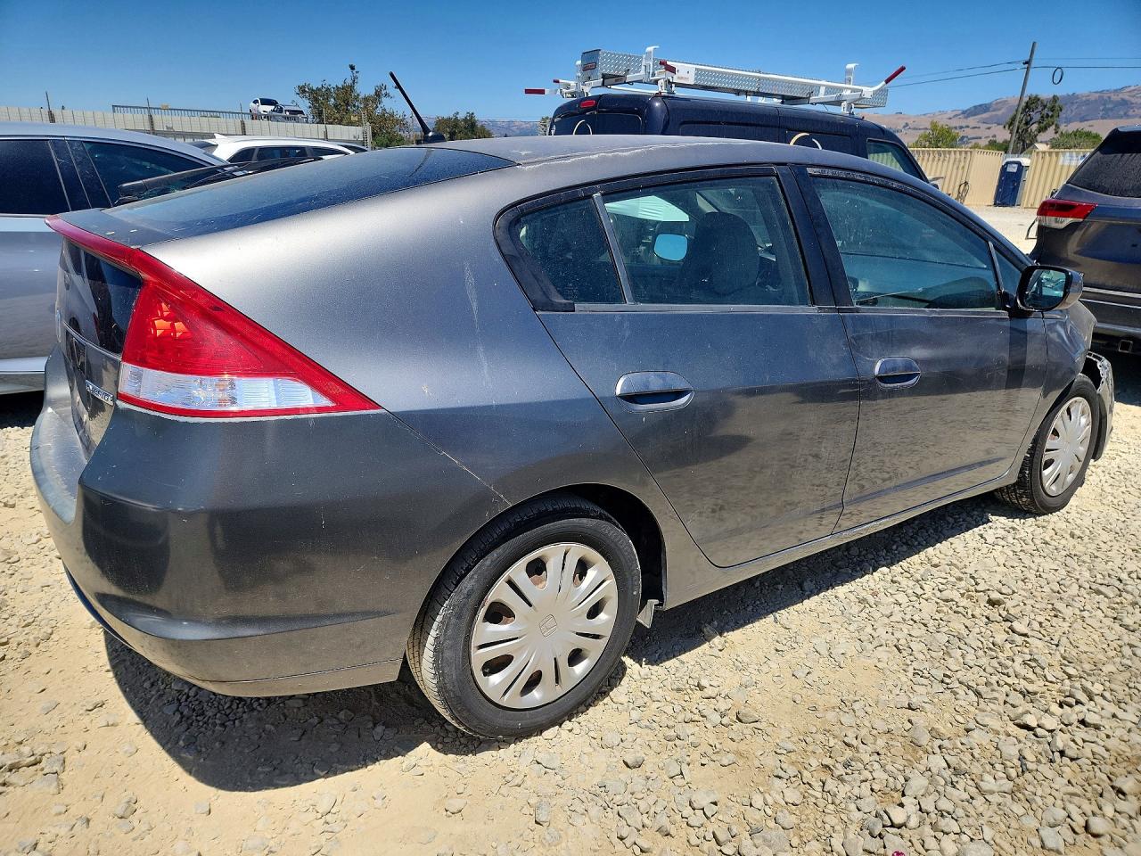 2010 Honda Insight Lx Gray vin: JHMZE2H55AS011908