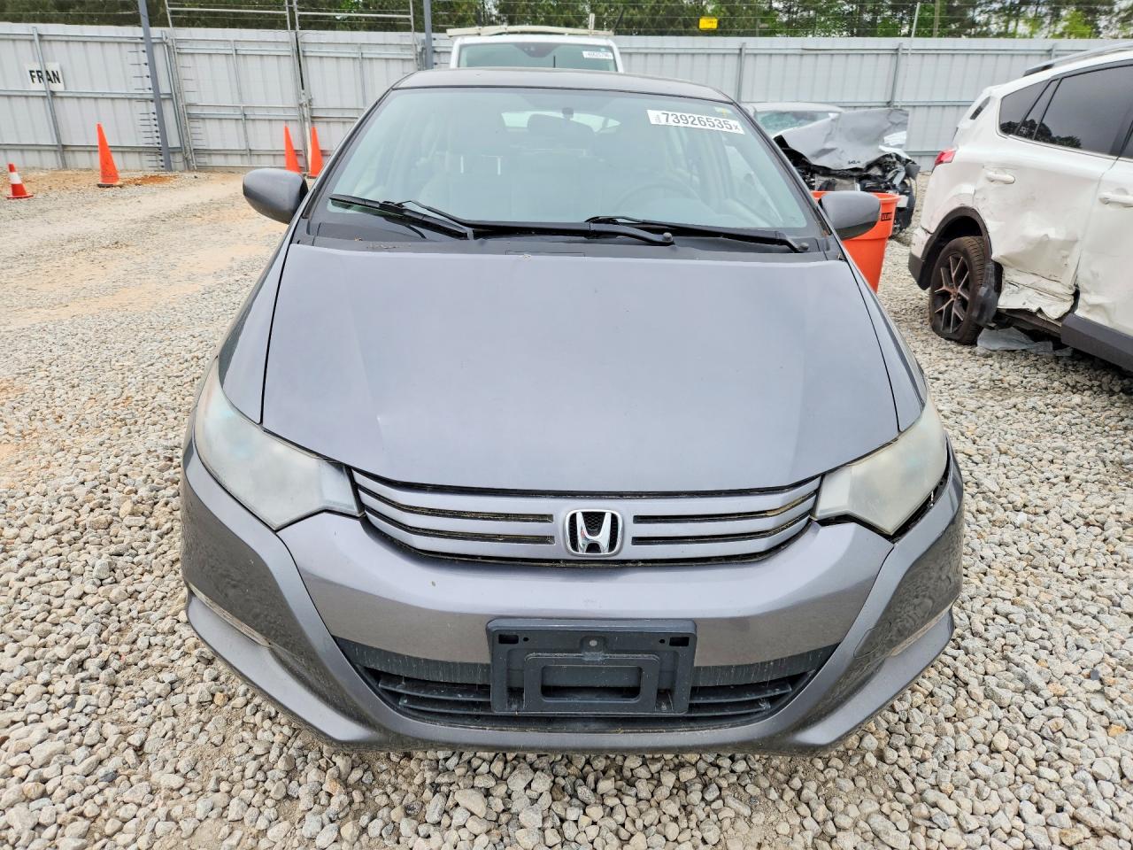 2010 Honda Insight Lx Gray vin: JHMZE2H55AS024304