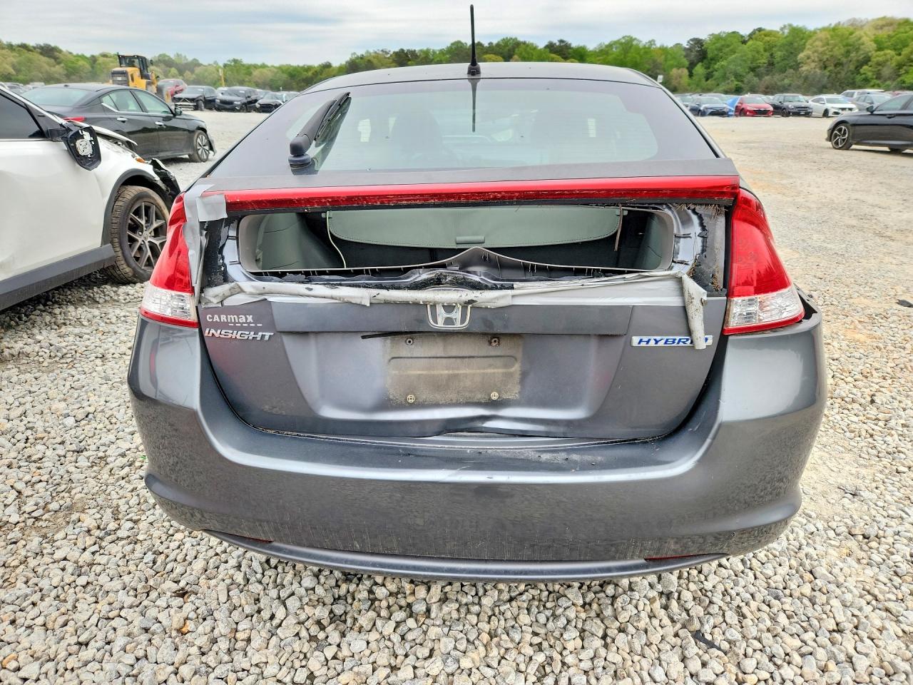 2010 Honda Insight Lx Gray vin: JHMZE2H55AS024304