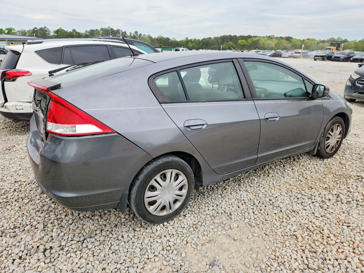 2010 Honda Insight Lx Gray vin: JHMZE2H55AS024304