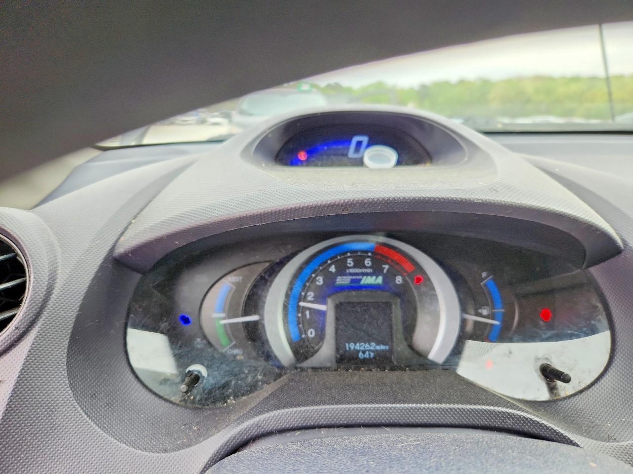 2010 Honda Insight Lx Gray vin: JHMZE2H55AS024304