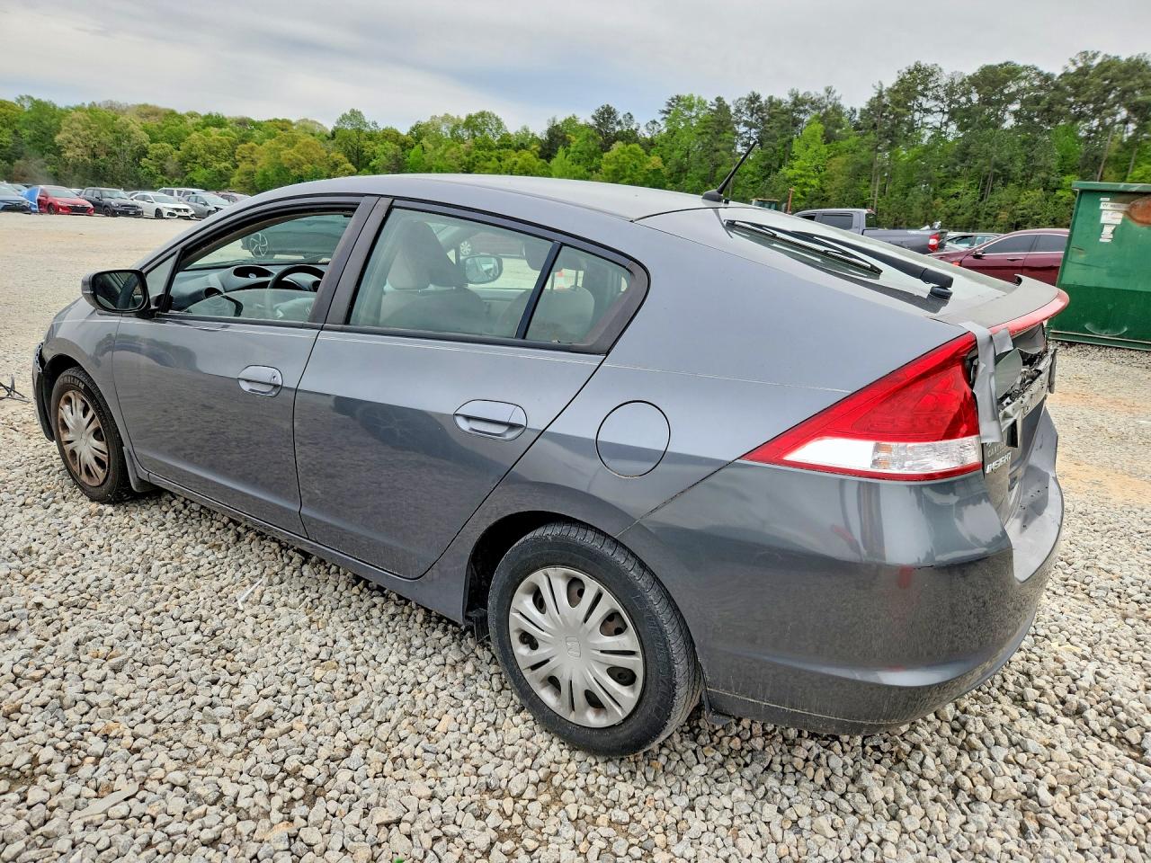 2010 Honda Insight Lx Gray vin: JHMZE2H55AS024304