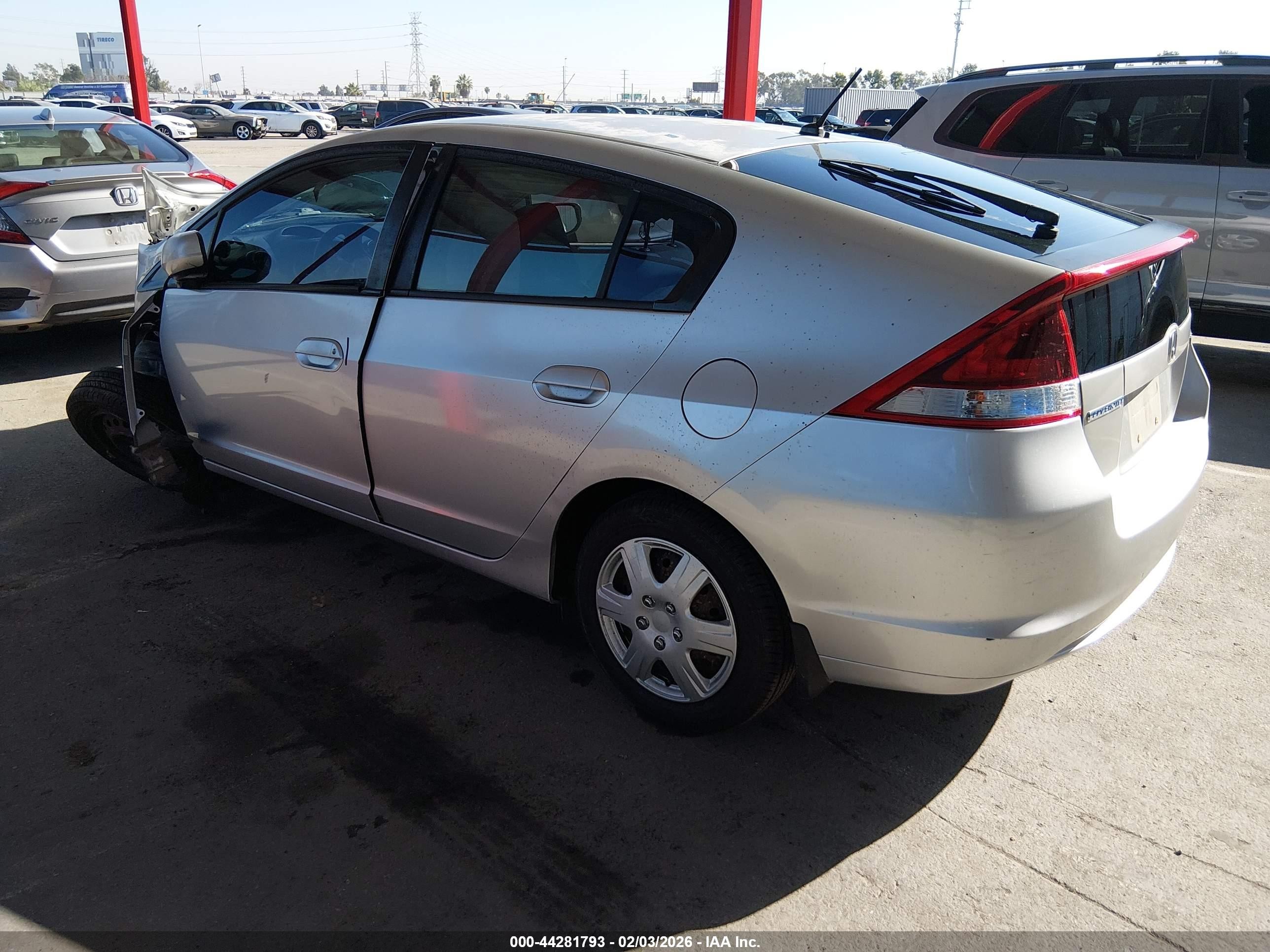 2010 Honda Insight Lx Silver vin: JHMZE2H55AS031608