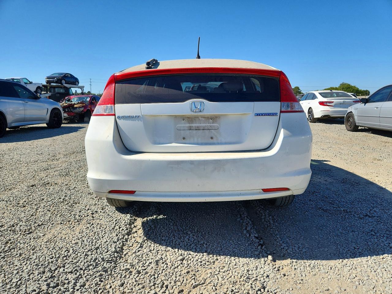 2011 Honda Insight Lx Белый vin: JHMZE2H55BS002787