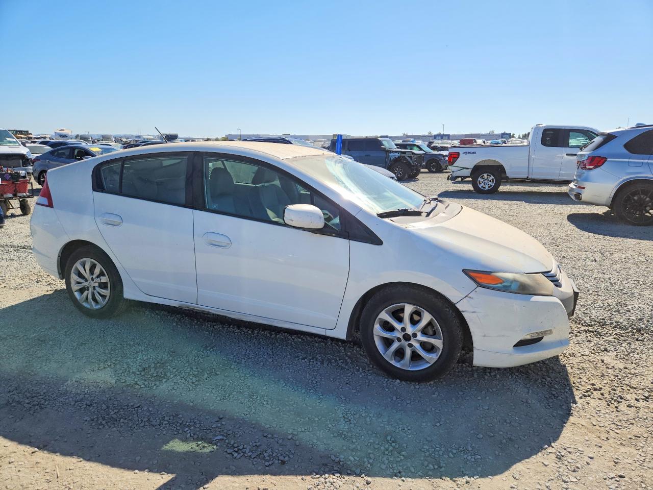2011 Honda Insight Lx Белый vin: JHMZE2H55BS002787