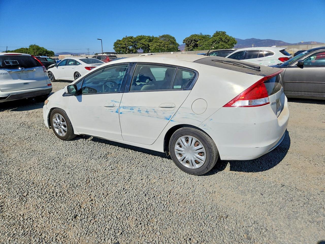 2011 Honda Insight Lx Белый vin: JHMZE2H55BS002787