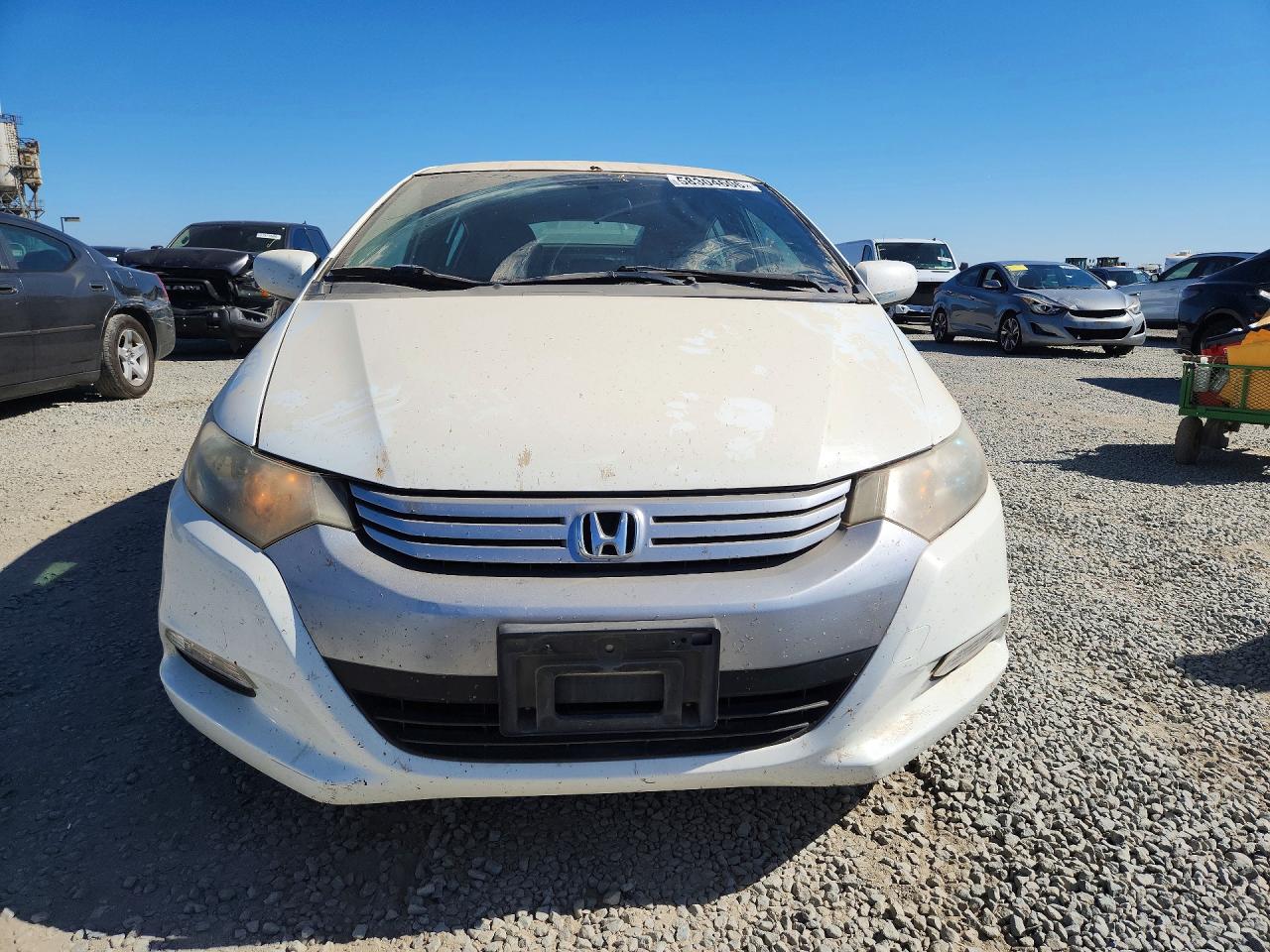 2011 Honda Insight Lx Белый vin: JHMZE2H55BS002787