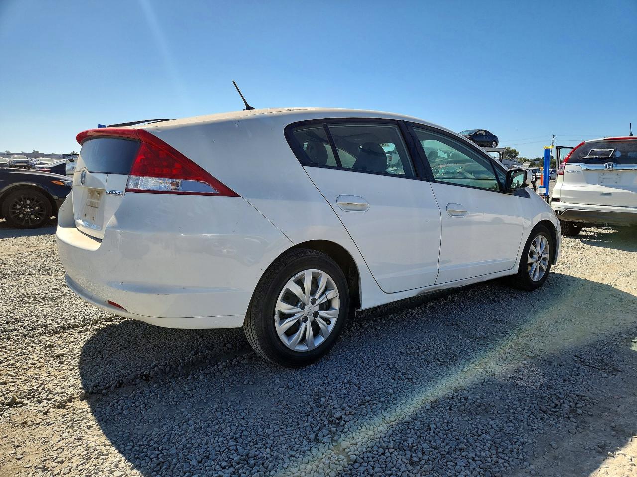 2011 Honda Insight Lx Белый vin: JHMZE2H55BS002787