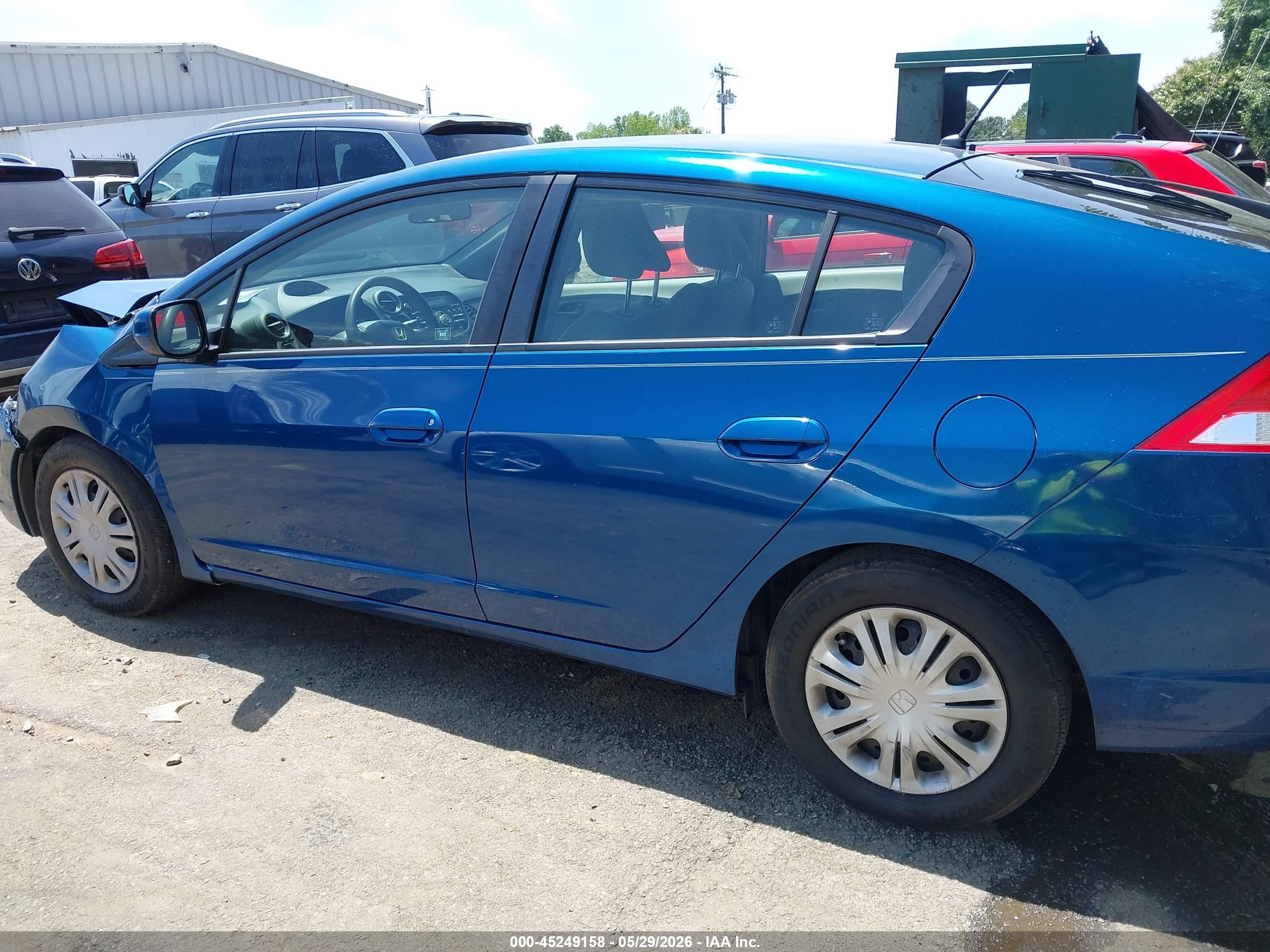 2011 Honda Insight Lx Синий vin: JHMZE2H55BS010226