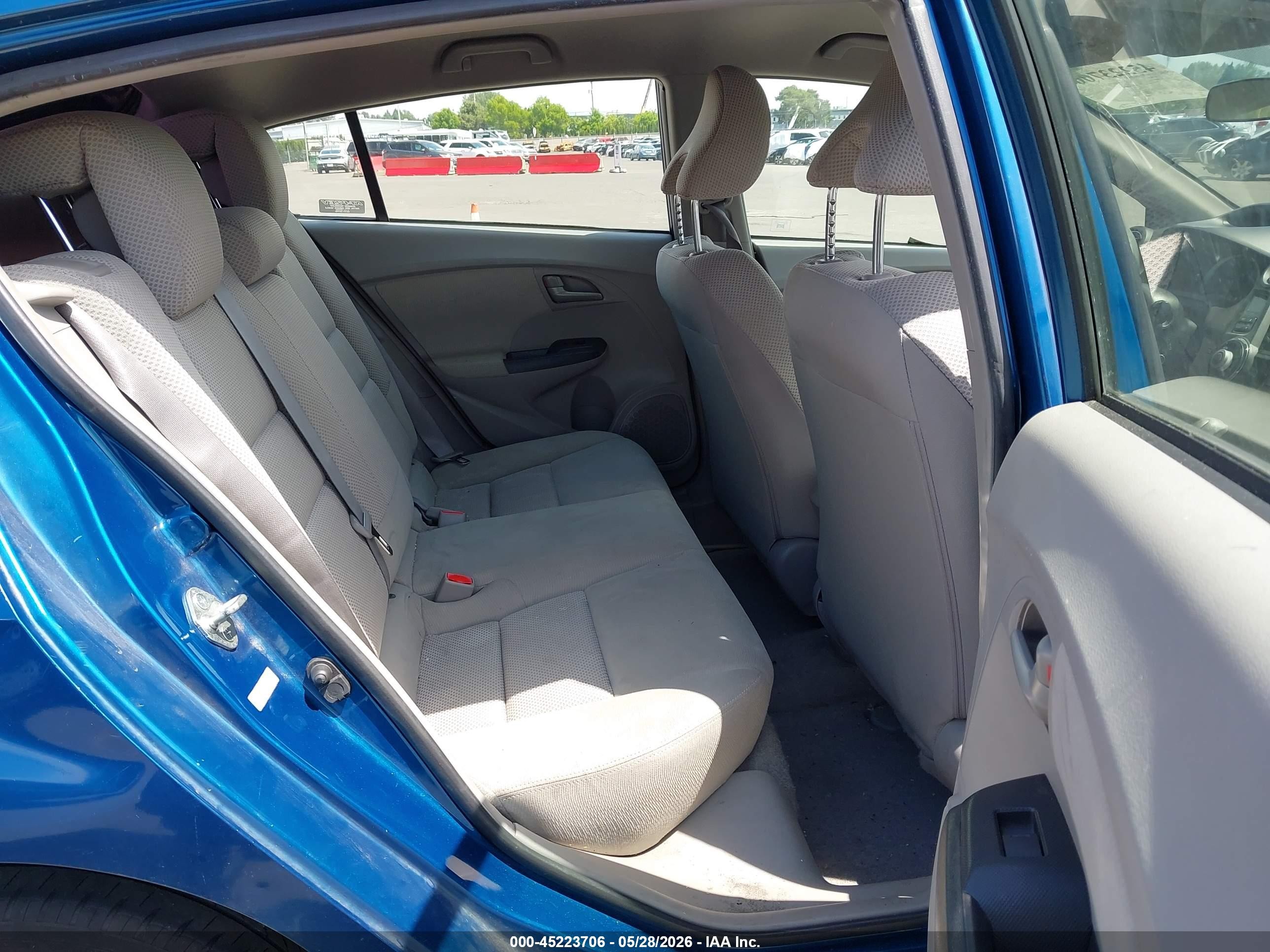 2011 Honda Insight Lx Синий vin: JHMZE2H55BS011439