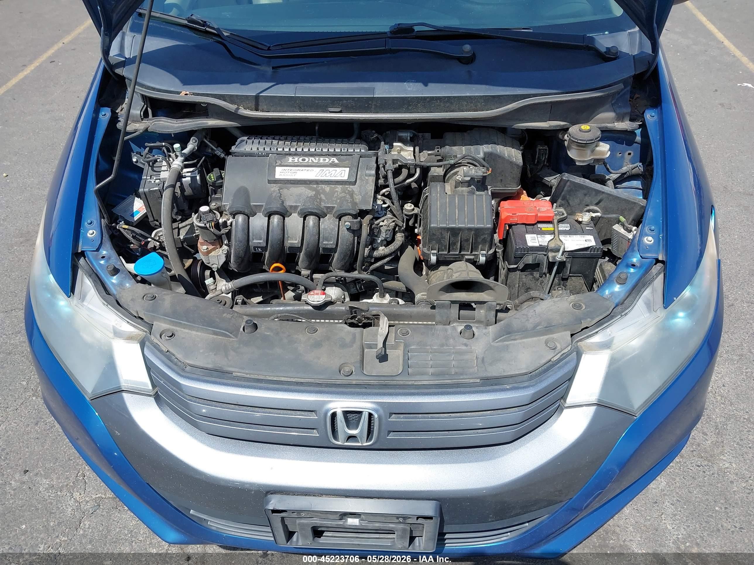 2011 Honda Insight Lx Синий vin: JHMZE2H55BS011439