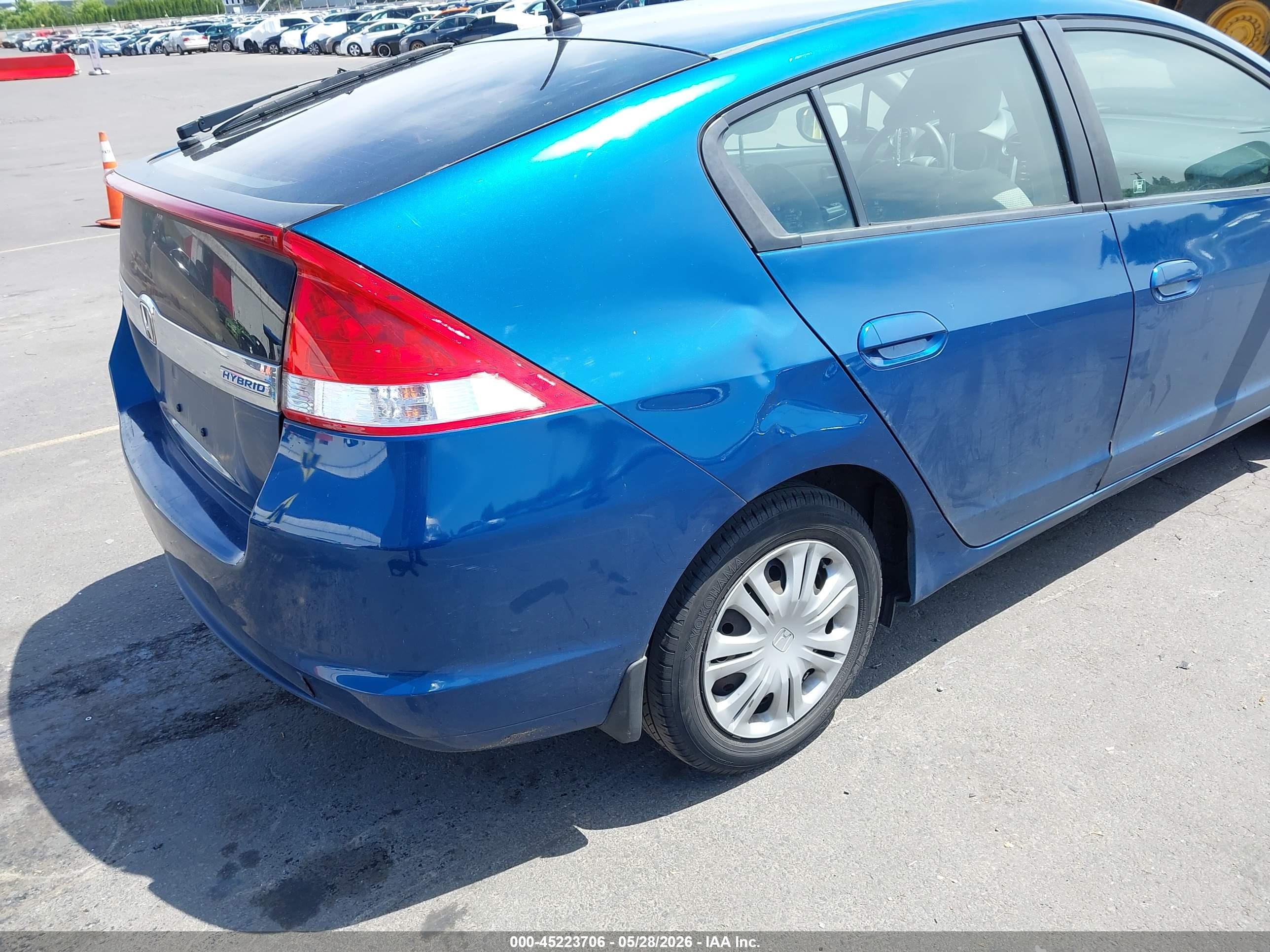 2011 Honda Insight Lx Синий vin: JHMZE2H55BS011439