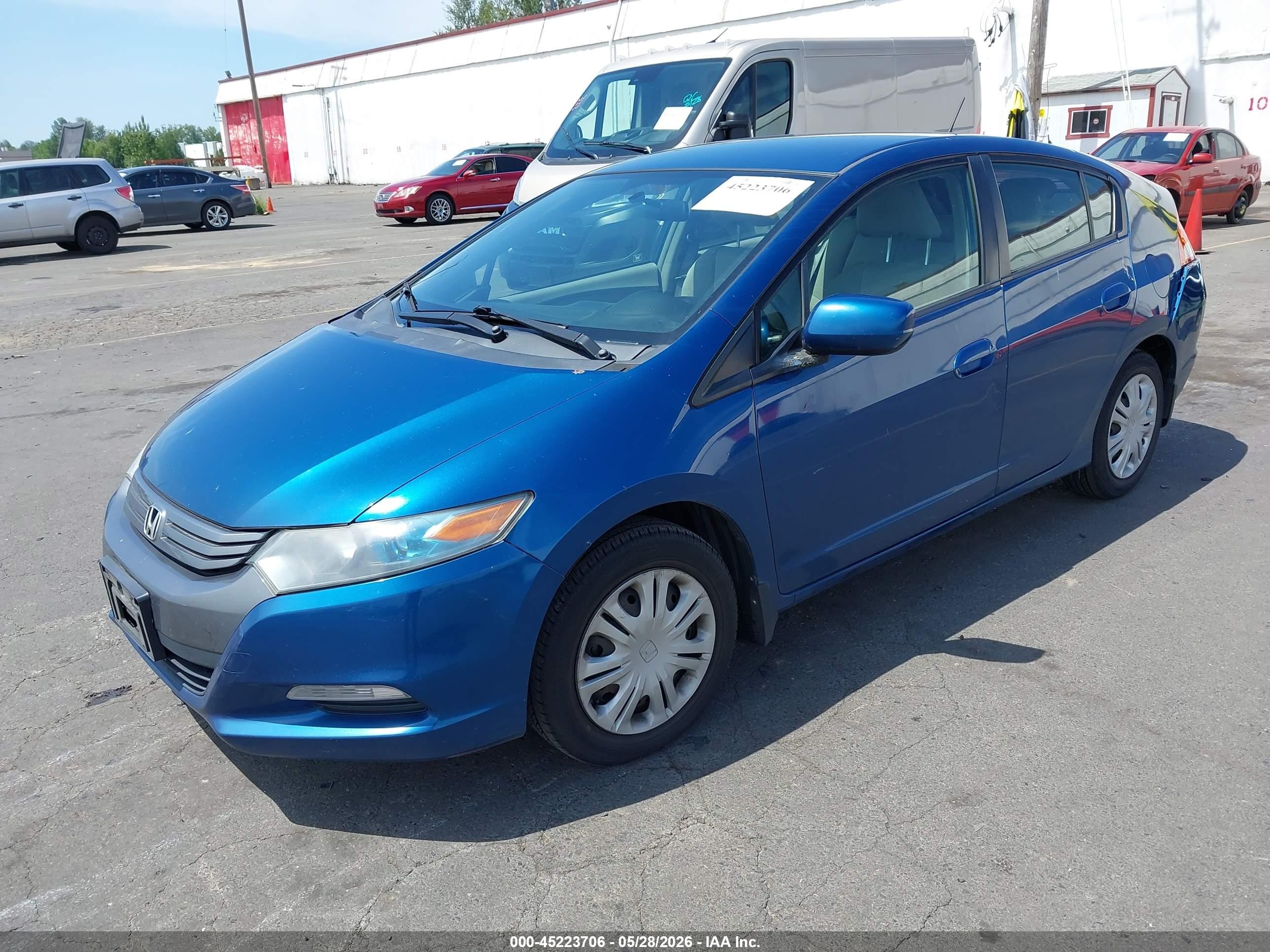 2011 Honda Insight Lx Синий vin: JHMZE2H55BS011439
