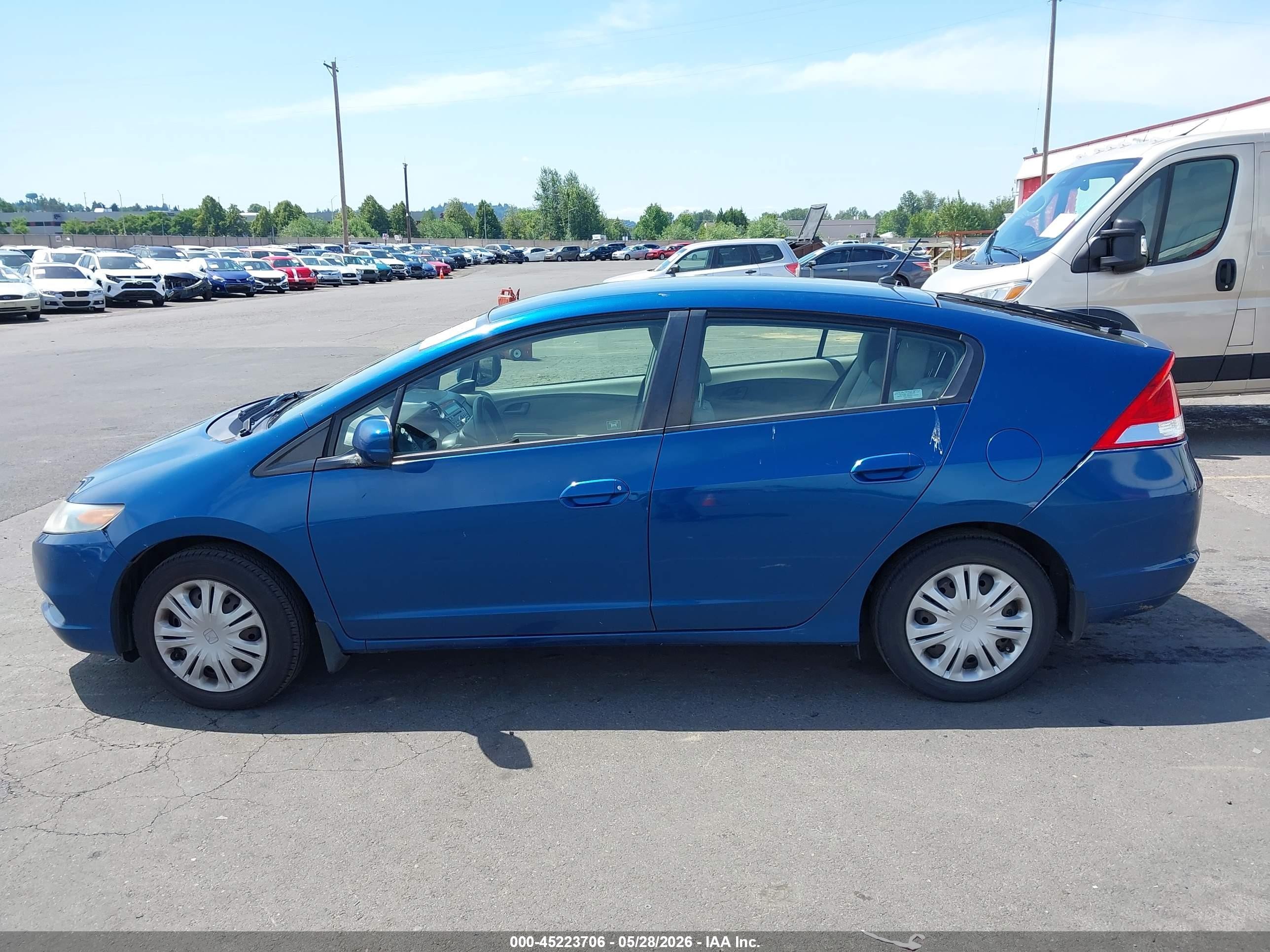 2011 Honda Insight Lx Синий vin: JHMZE2H55BS011439