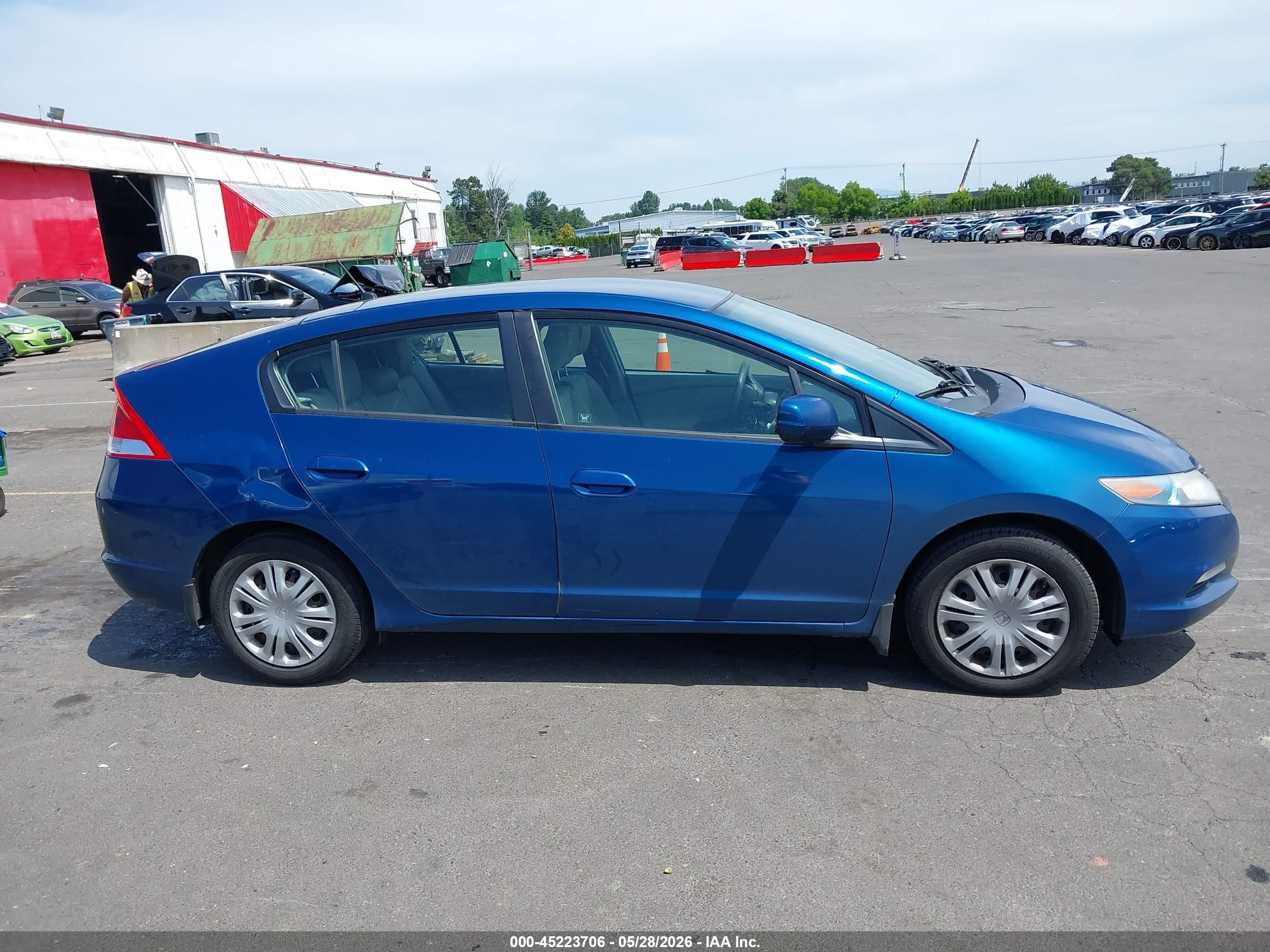 2011 Honda Insight Lx Синий vin: JHMZE2H55BS011439