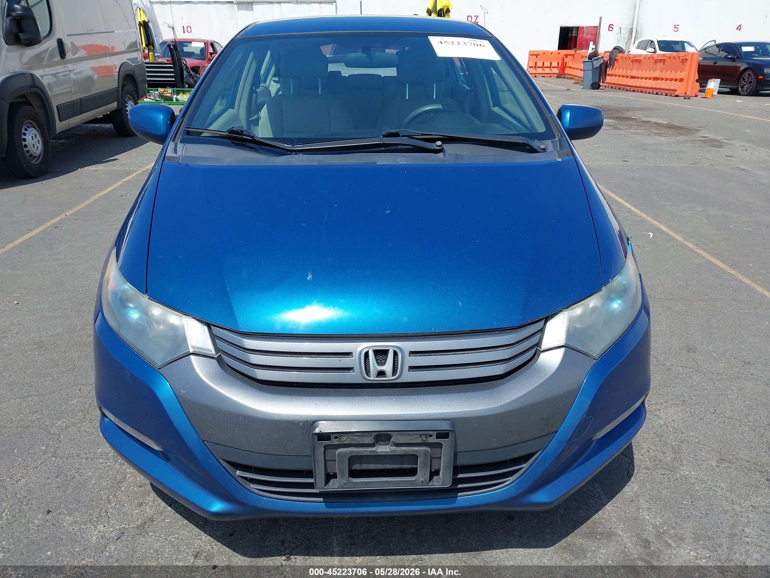 2011 Honda Insight Lx Синий vin: JHMZE2H55BS011439