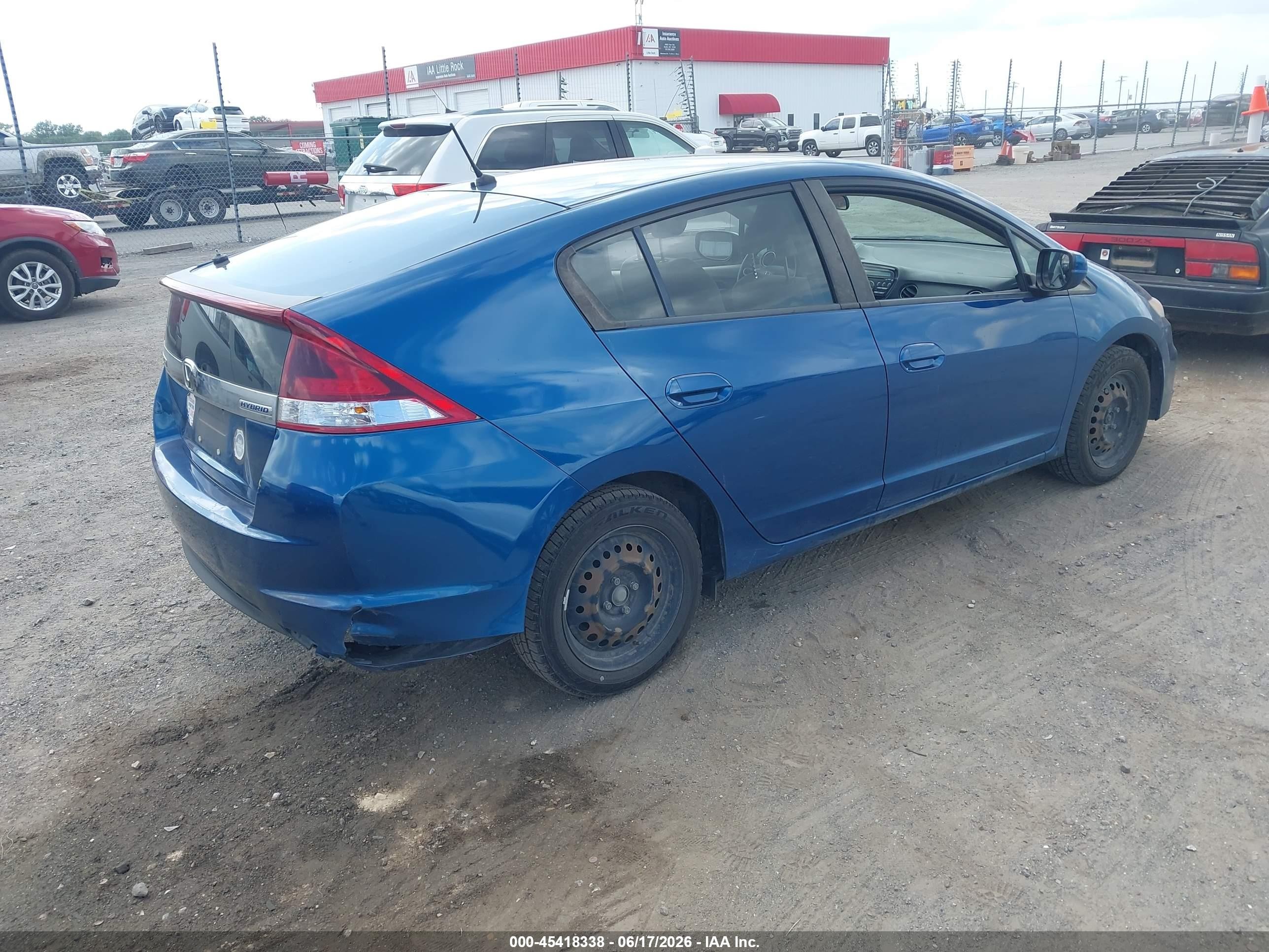 2012 Honda Insight Lx Blue vin: JHMZE2H55CS001429