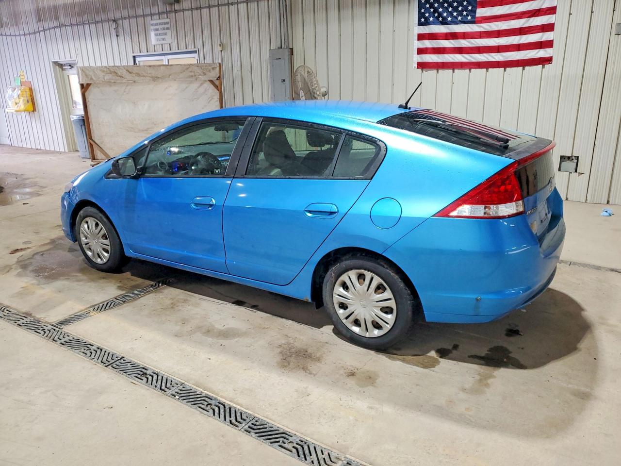 2010 Honda Insight Lx Blue vin: JHMZE2H56AS026403