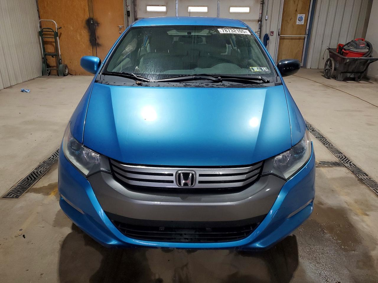 2010 Honda Insight Lx Blue vin: JHMZE2H56AS026403