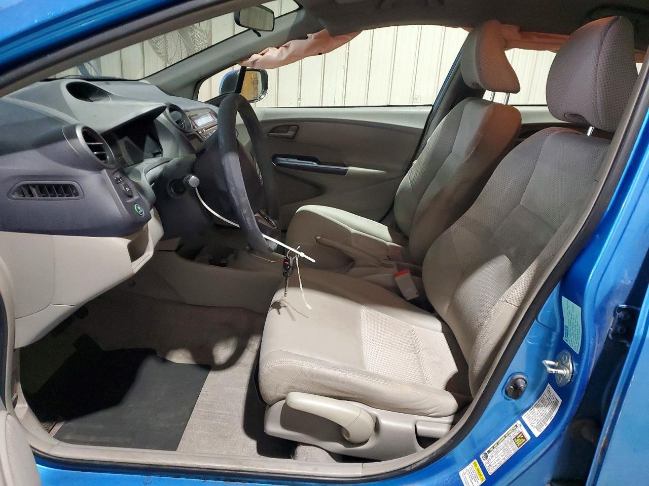 2010 Honda Insight Lx Blue vin: JHMZE2H56AS026403