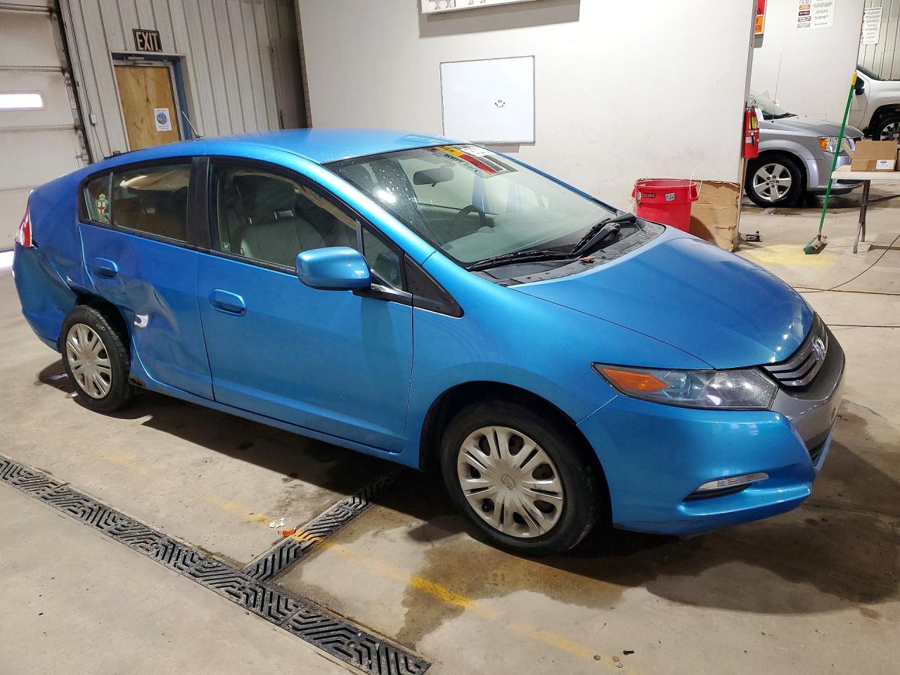2010 Honda Insight Lx Blue vin: JHMZE2H56AS026403
