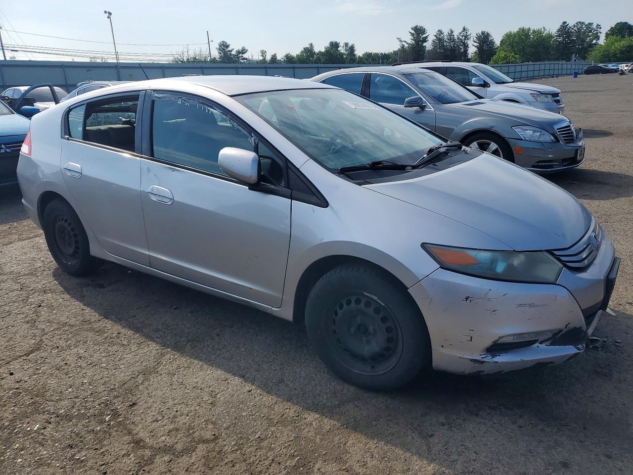 2010 Honda Insight Lx Silver vin: JHMZE2H56AS027910